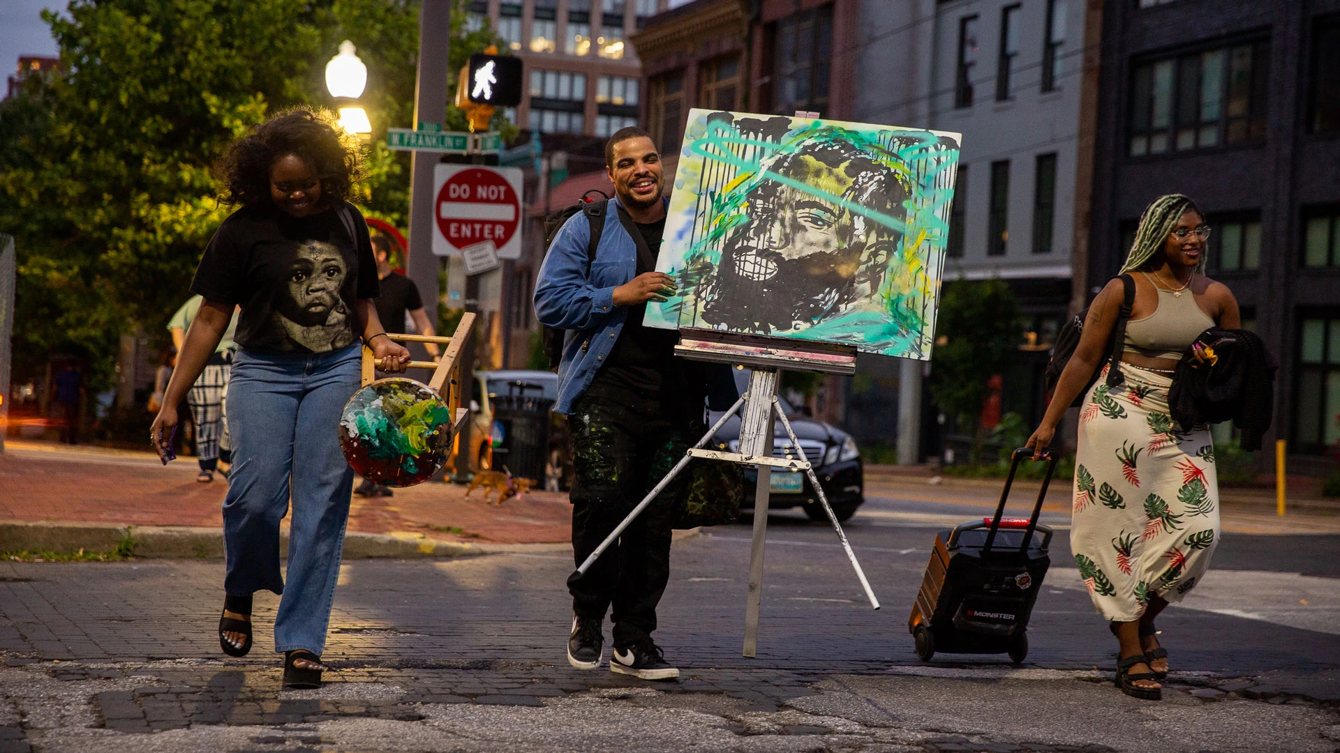 Refined urban photography of the district