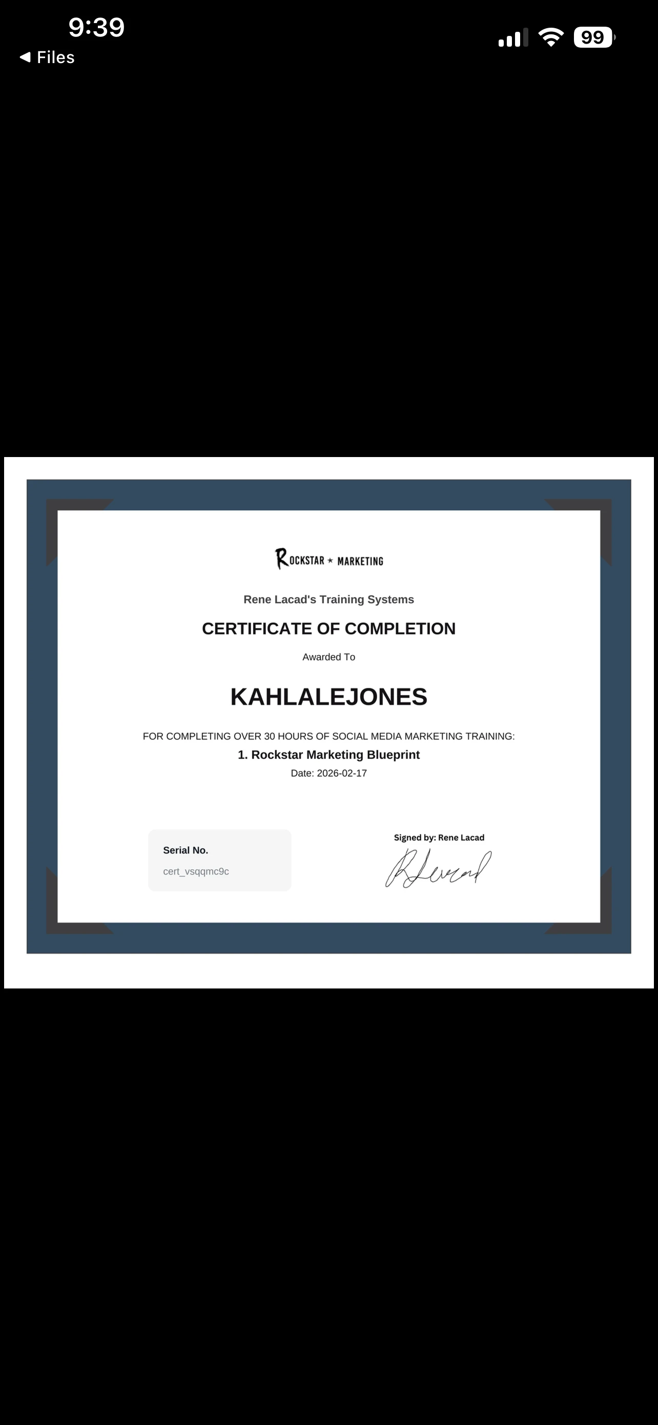 Kahlale J Digital Marketing Expert