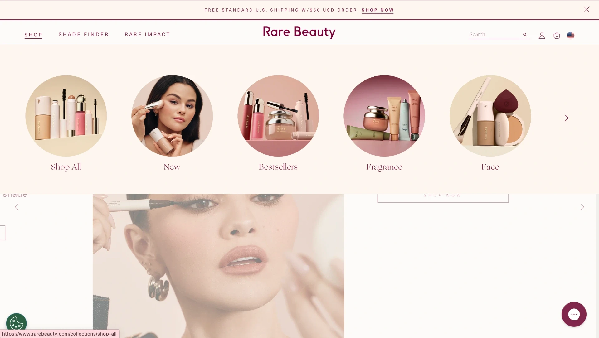 Figure 7: Shade-matching support interface demonstrating inclusive beauty tools