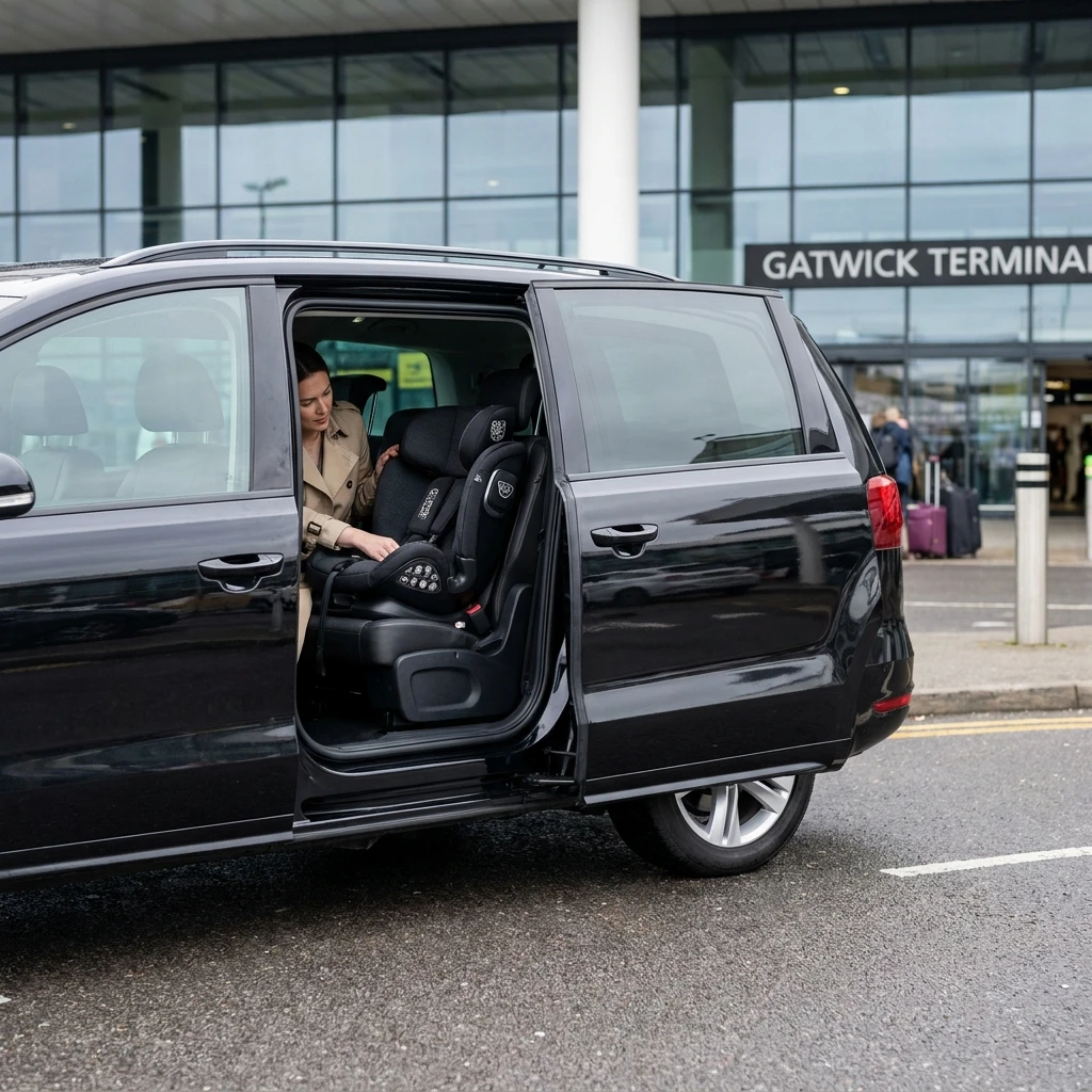 Professional airport transfer fleet and team