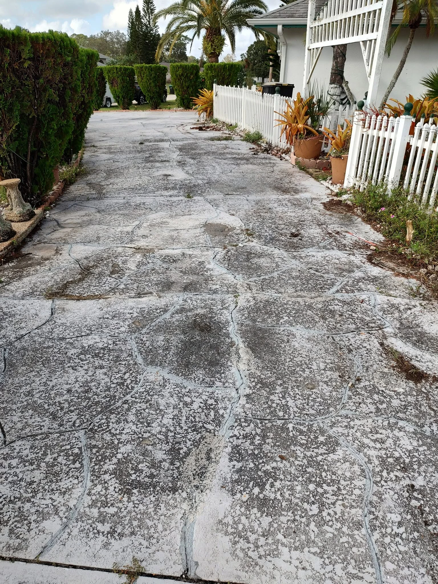 Pressure Washing in Satellite Beach - Before