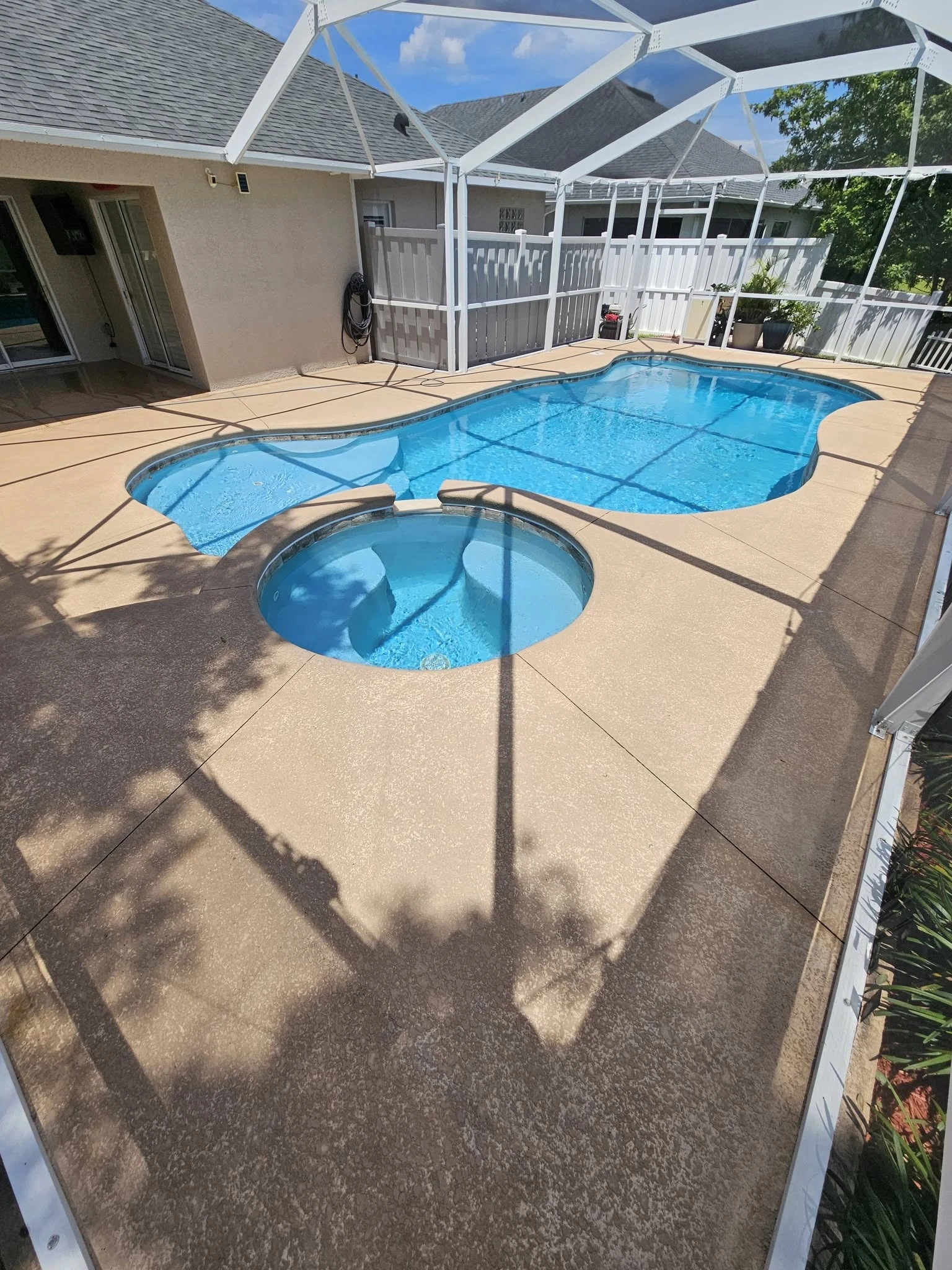 Patio Refinishing in Viera - Before