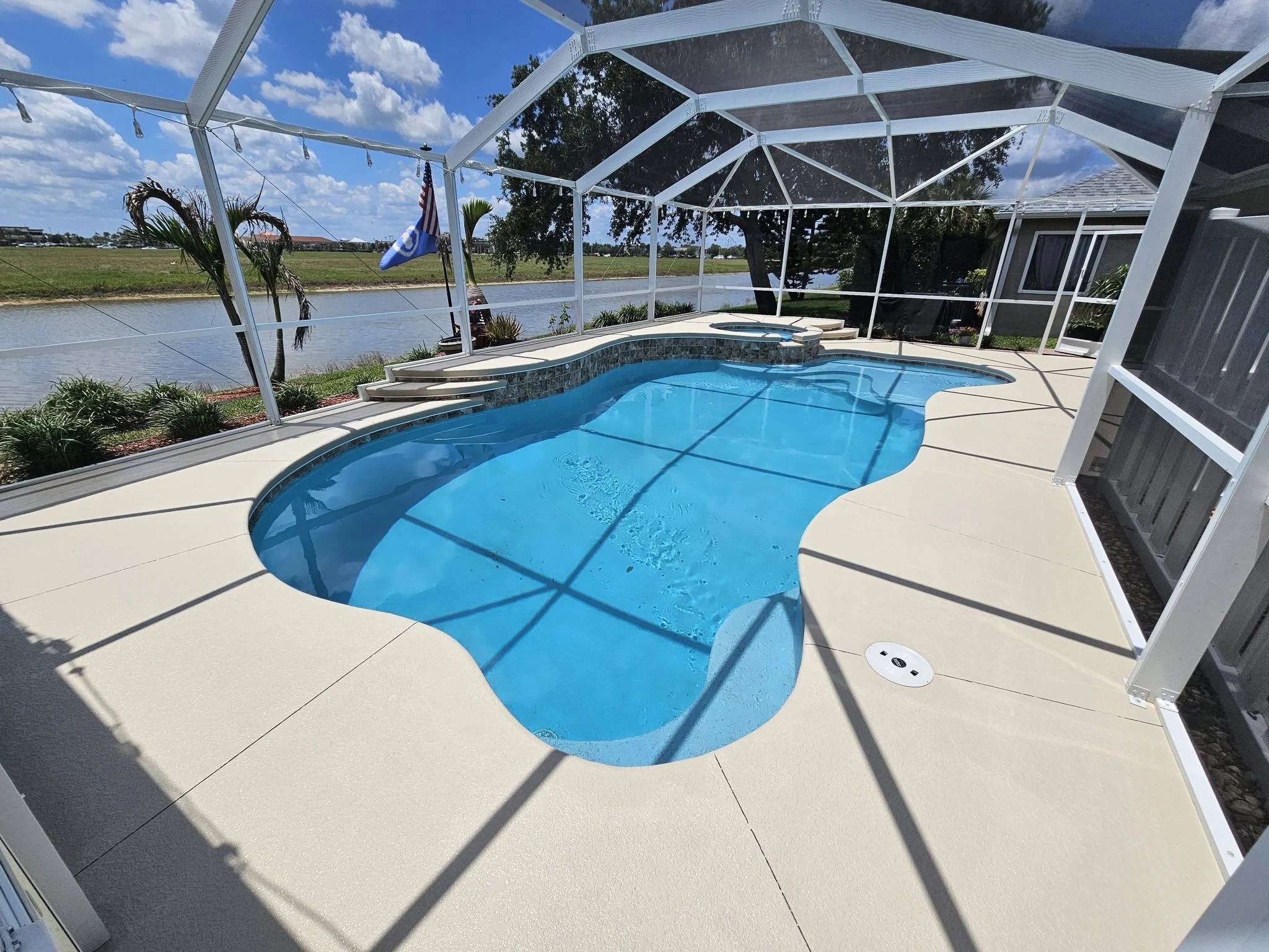 Patio Refinishing in Viera - After