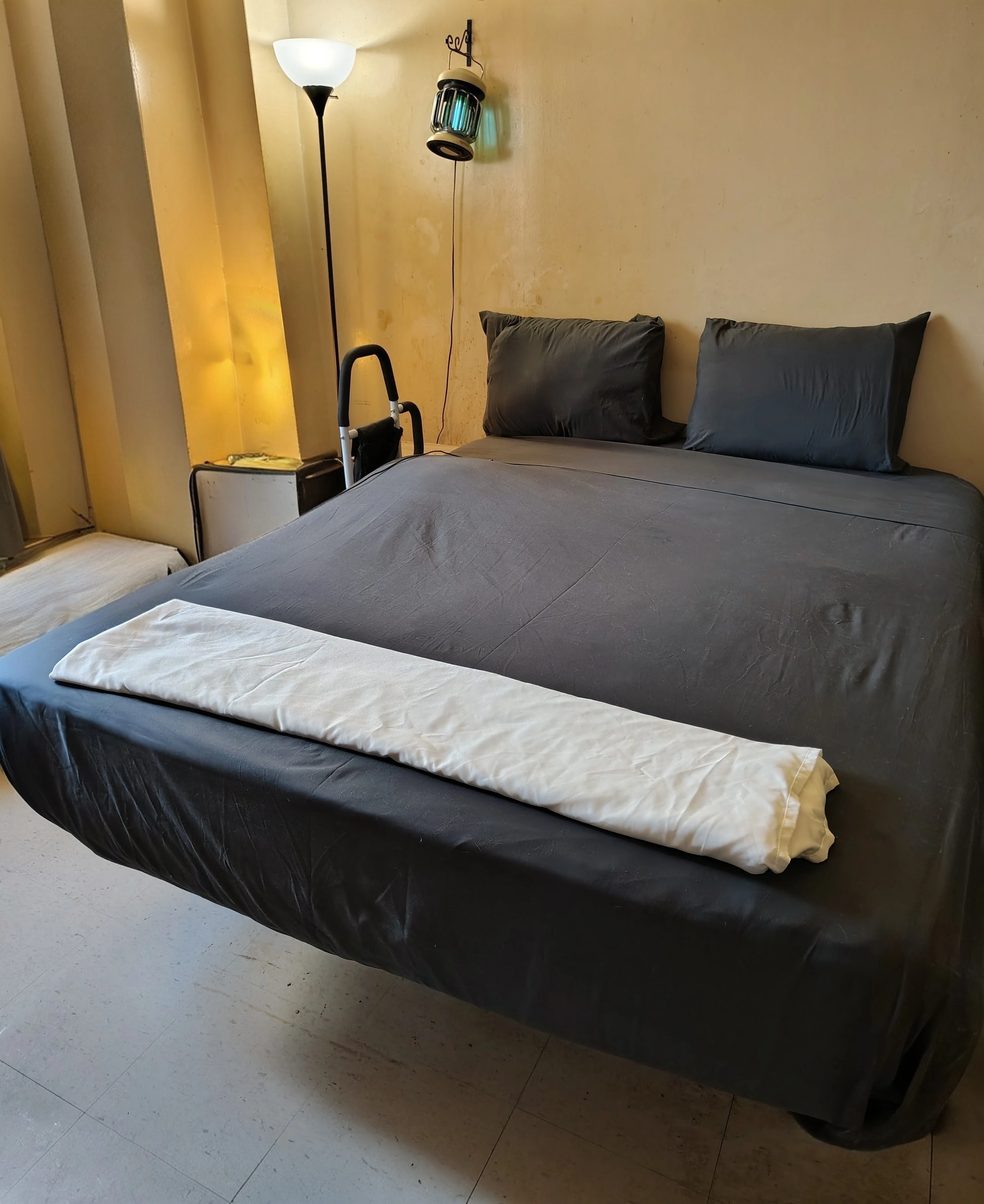 Bathroom before routine care
