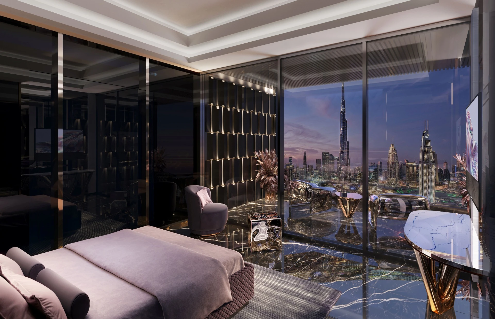 Sapphire Suite Living Area