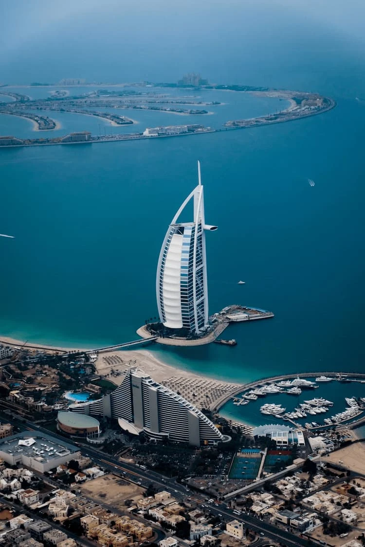 Dubai Marina waterfront skyline