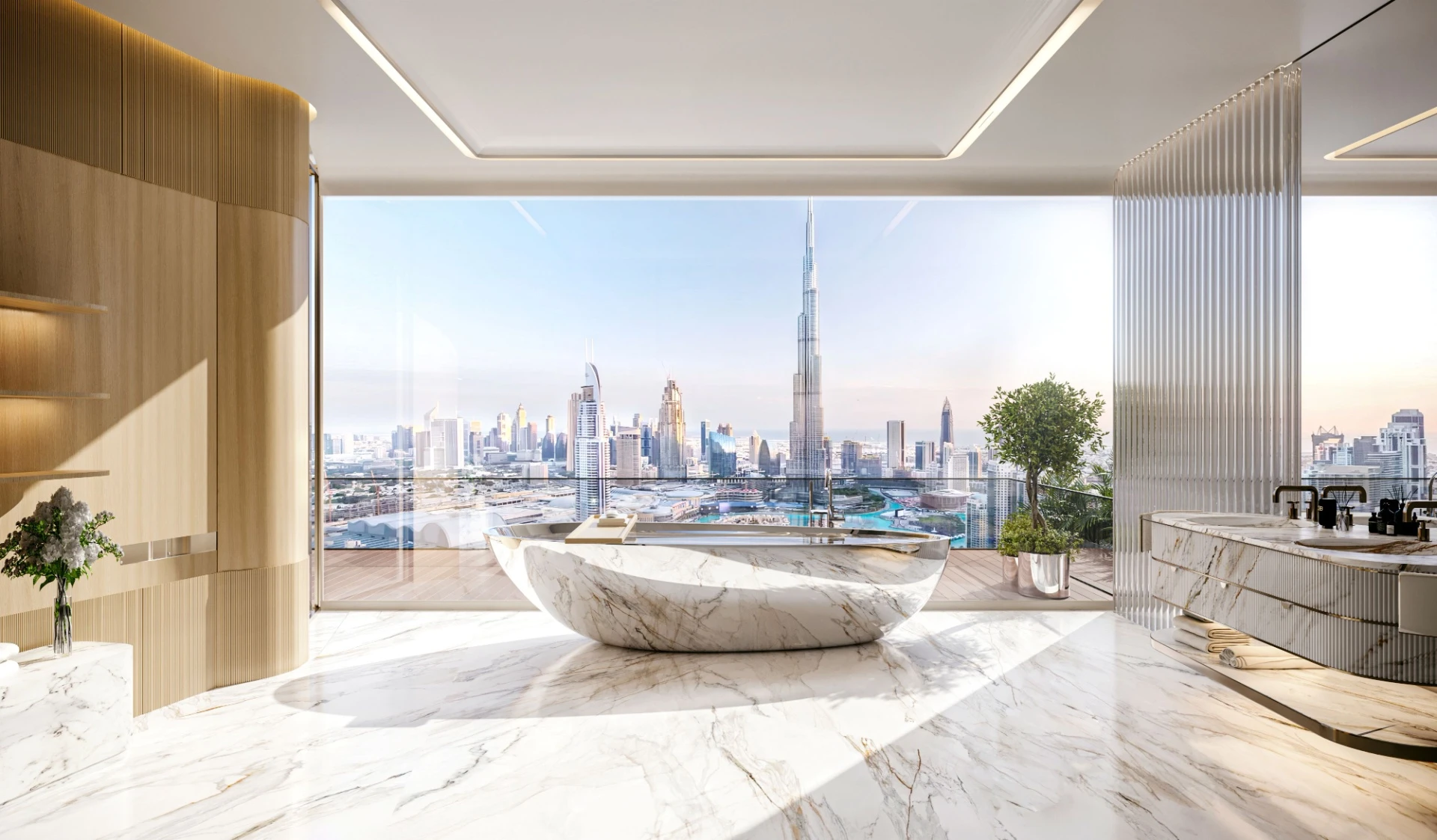 Unobstructed Water Canal & Skyline View