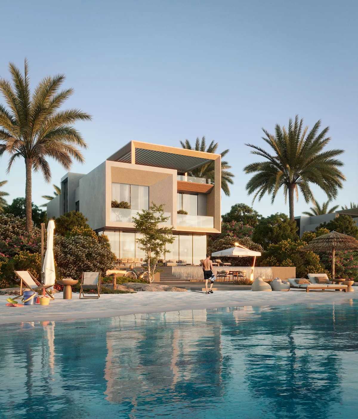 Residence exterior with trees