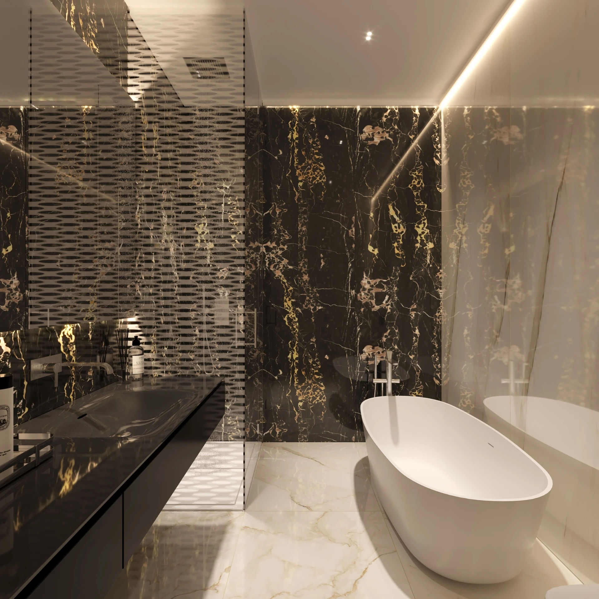 Italian Marble Gourmet Kitchen & Dining