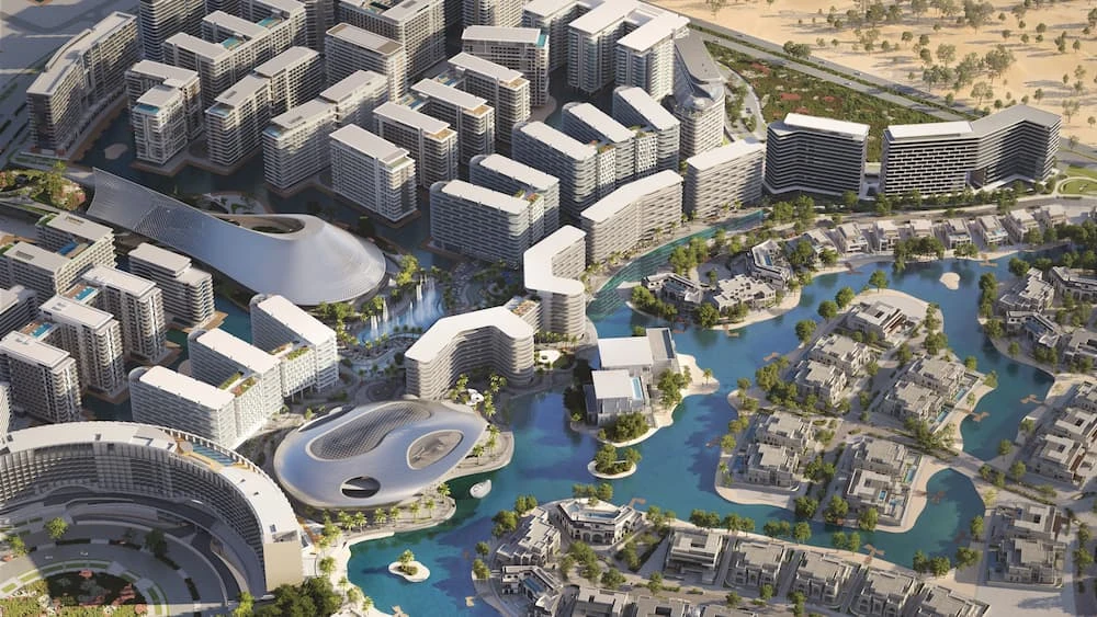 Dubai South Skyline Near Azizi Venice