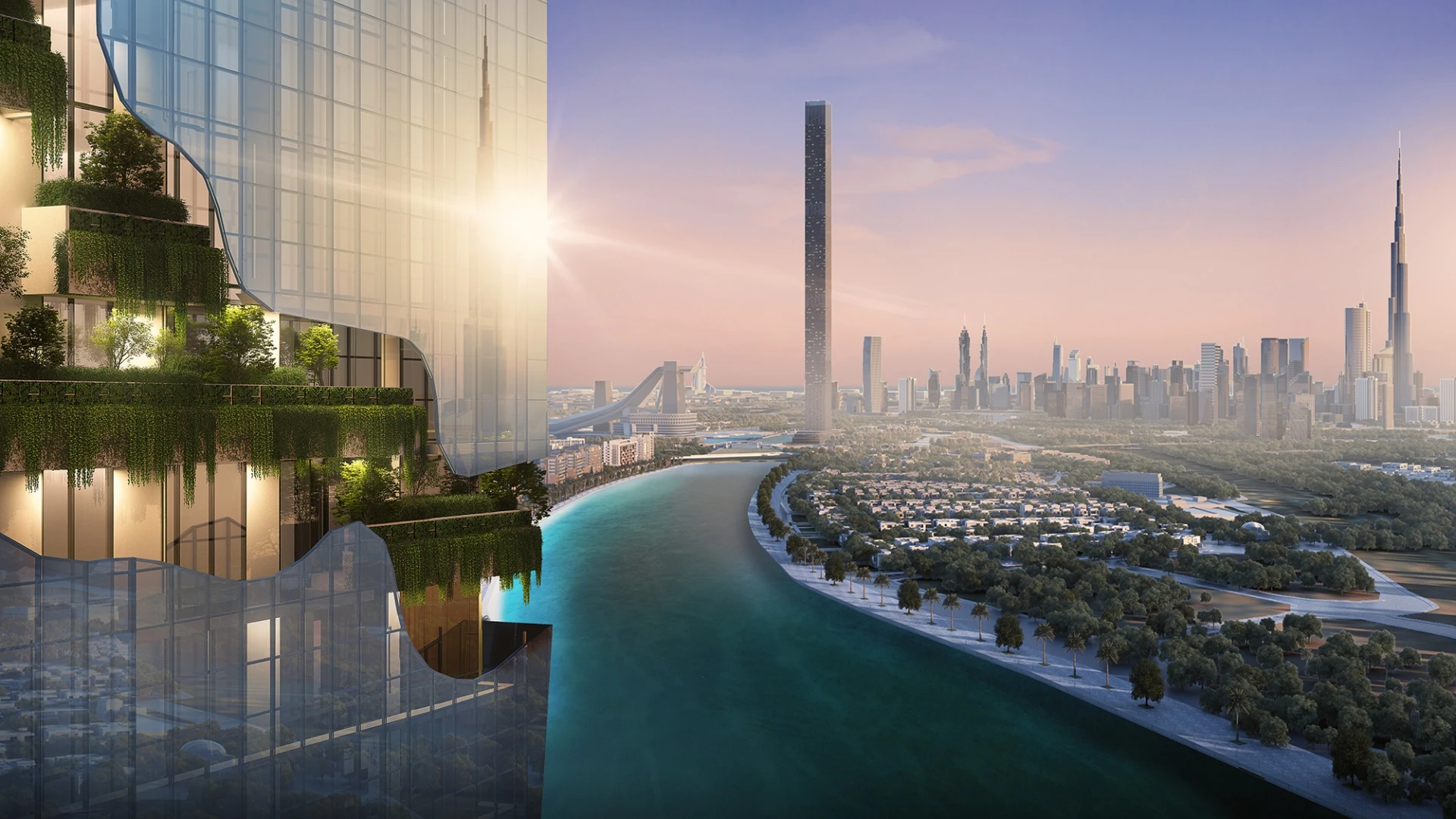 Azizi Rêve Waterfront Tower Facade