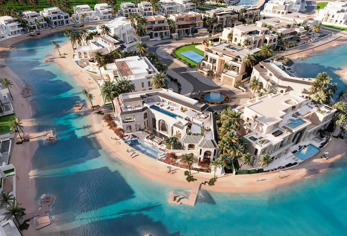 Waterfront mansion