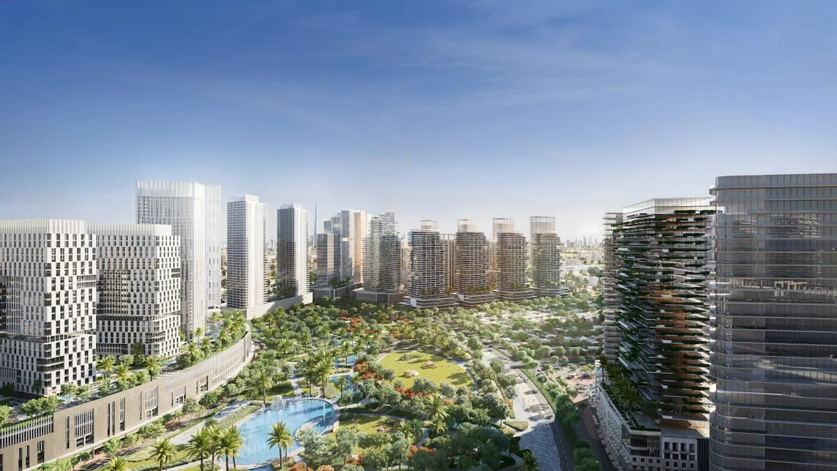 Map of Azizi Milan, Dubai