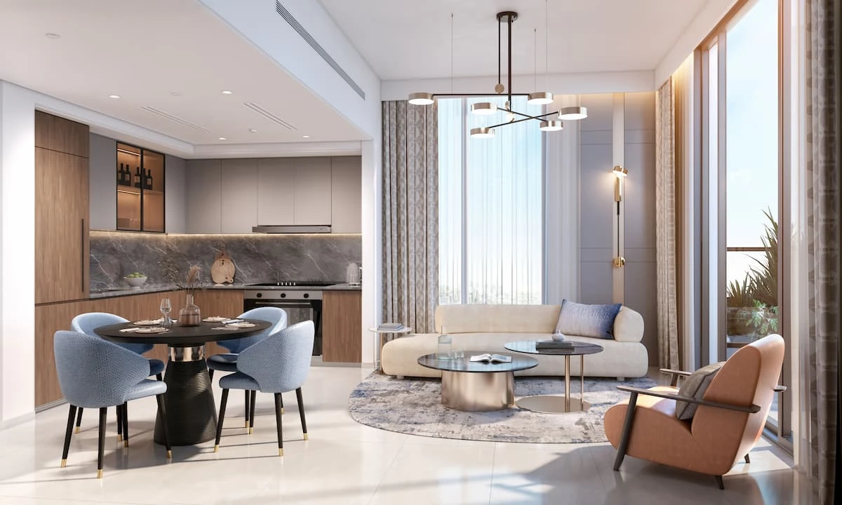 Azizi Milan 3-Bedroom Apartment Interior