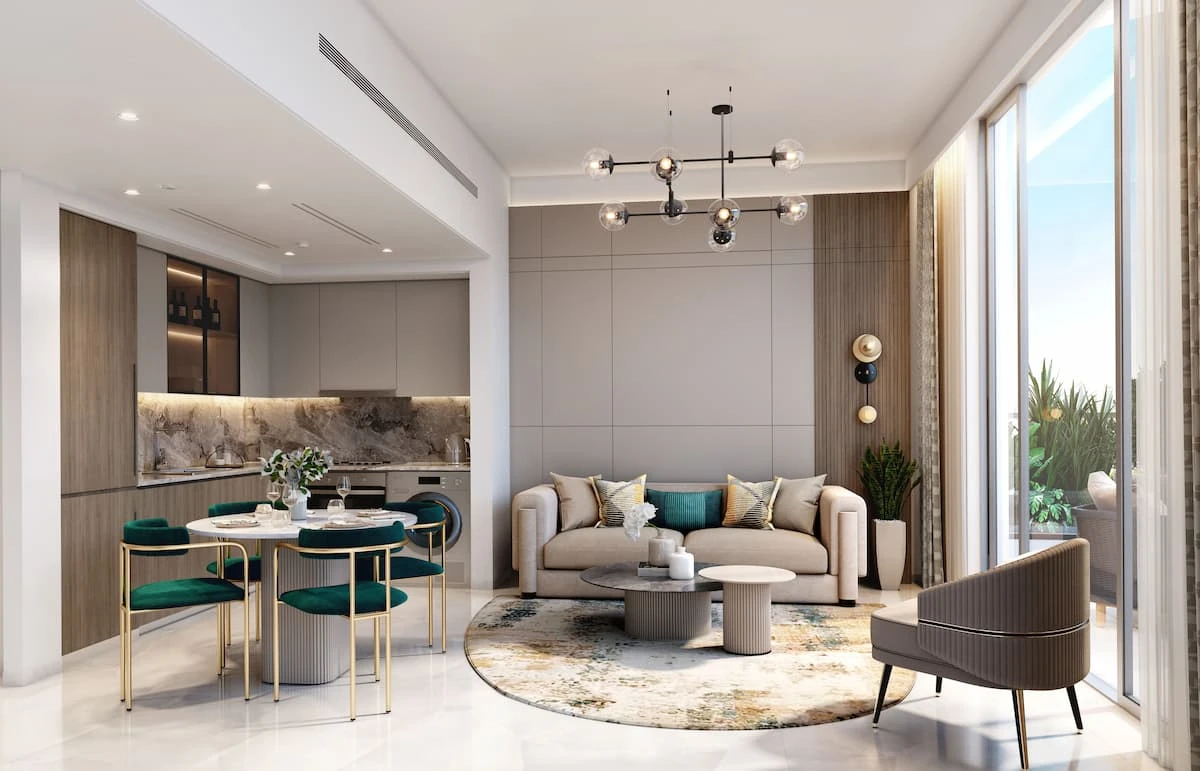 Azizi Milan 1-Bedroom Apartment Interior