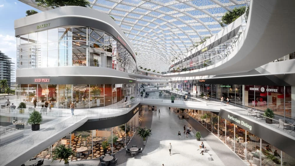 Azizi Venice Commercial Architecture