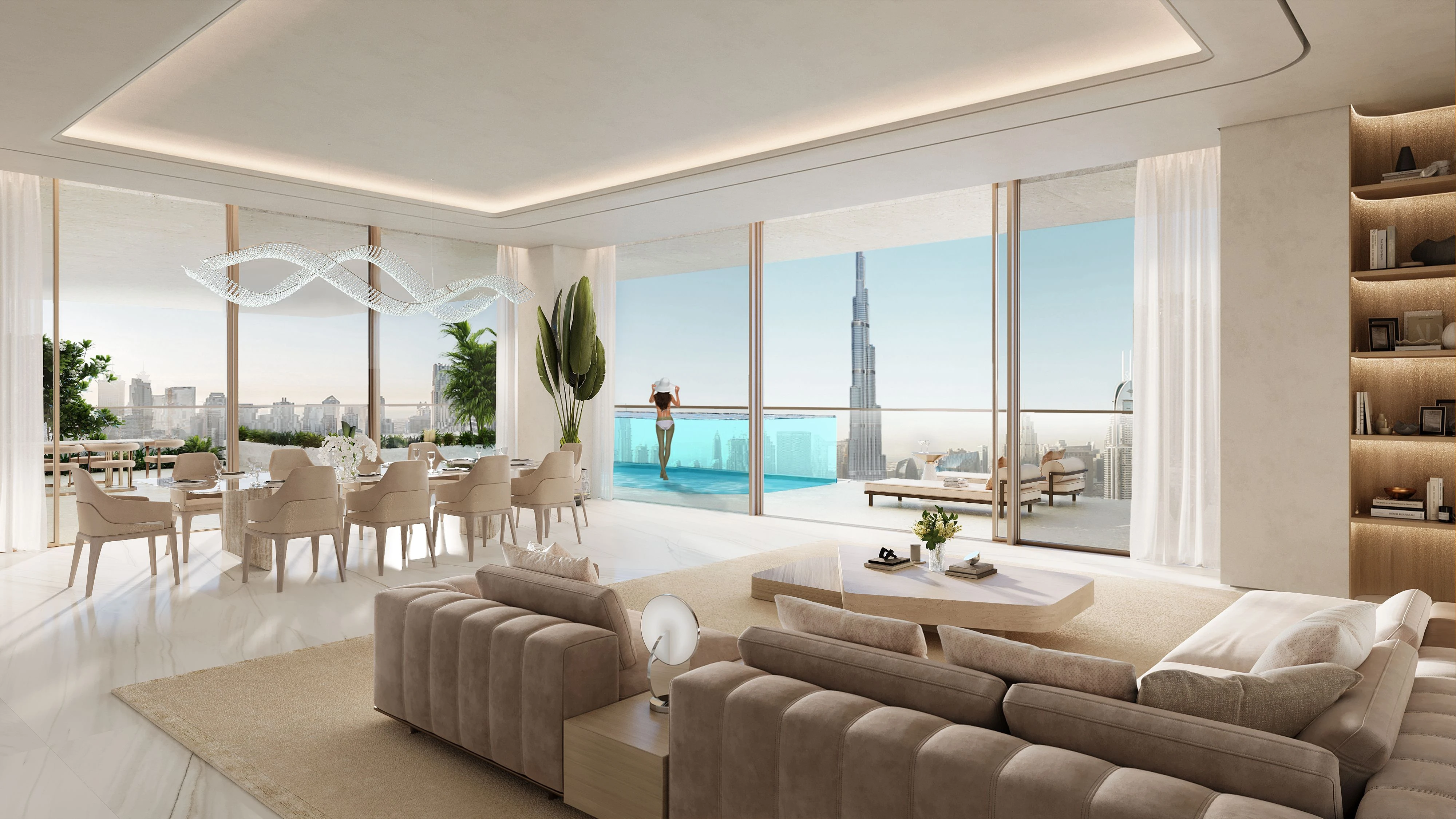 Japanese-Inspired Natural Light Living Room