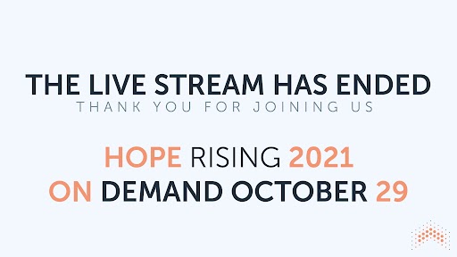 Live Stream has Ended