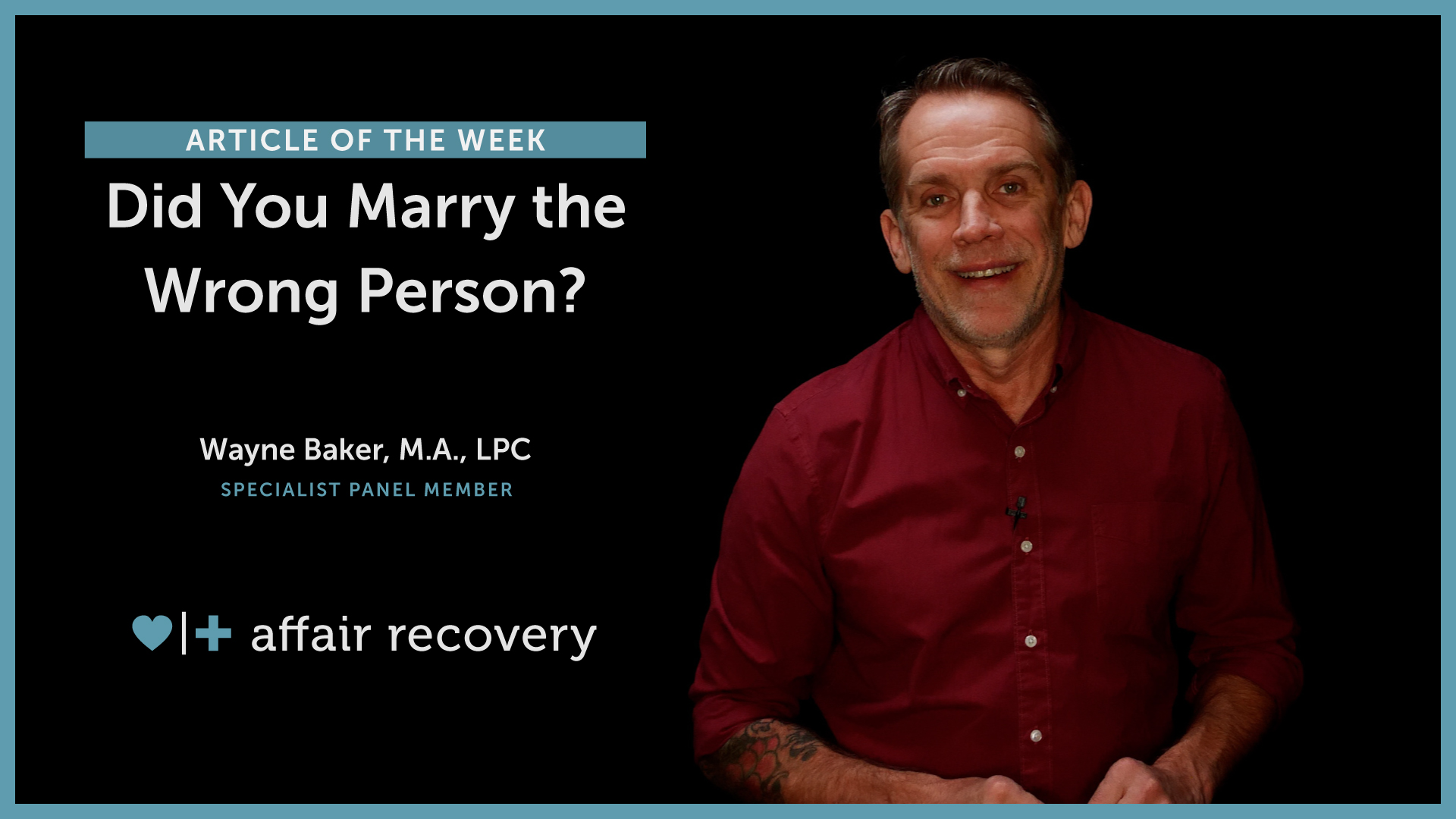 Did You Marry the Wrong Person?