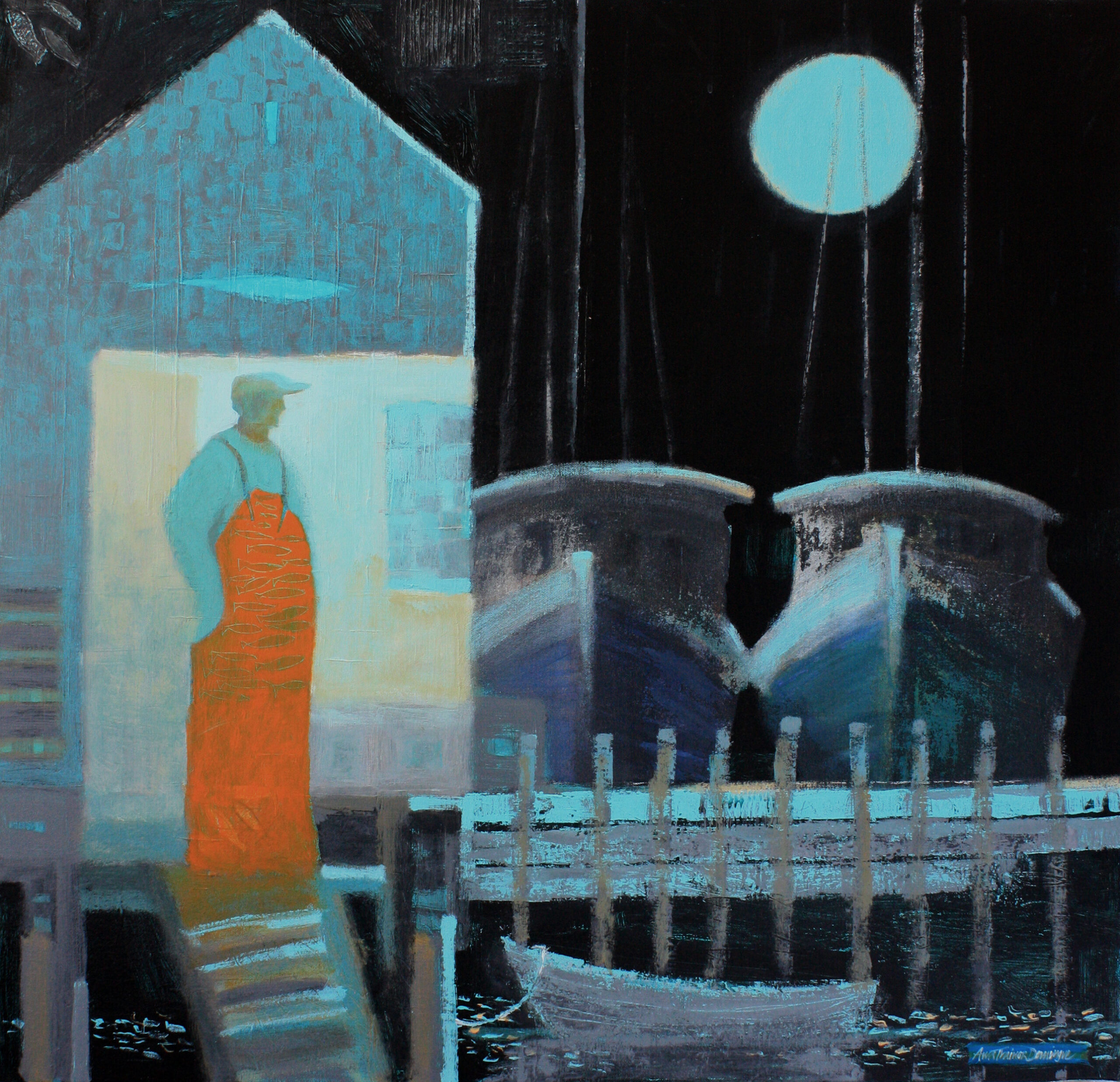 18777 Til Morning Comes acryl canv 30x30
