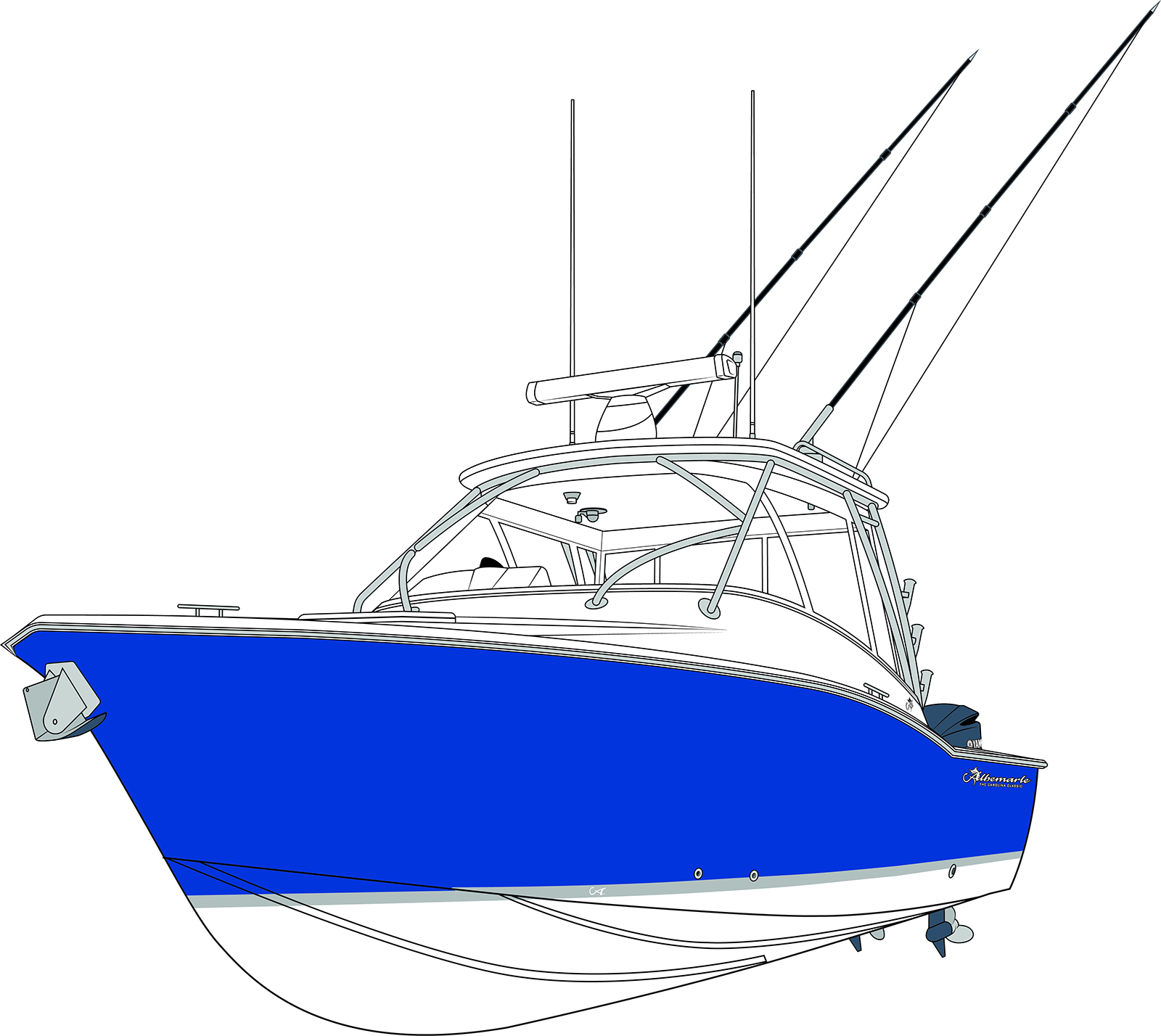 Albemarle 30 Express Bow Quarter