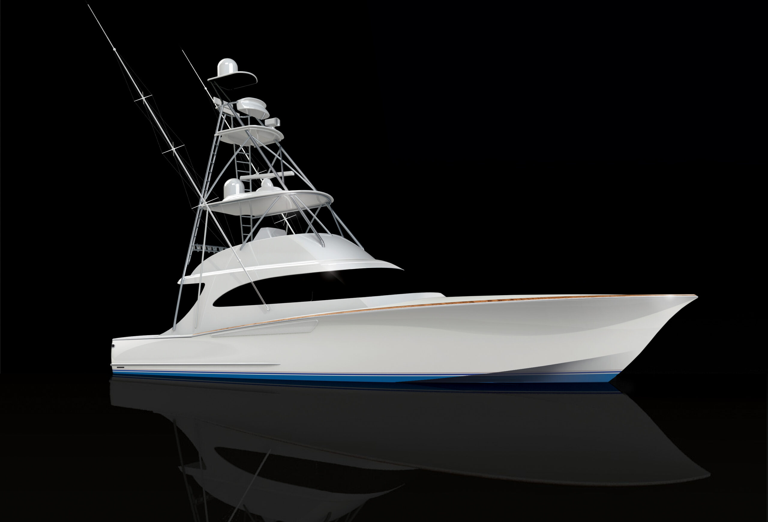 Albemarle 53 Spencer Edition 3D Rendering