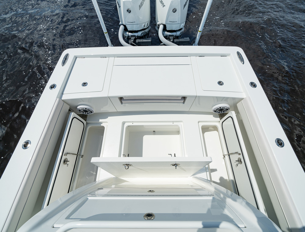Anglers will find tons of storage in the Valhalla 29 Hybrid. 