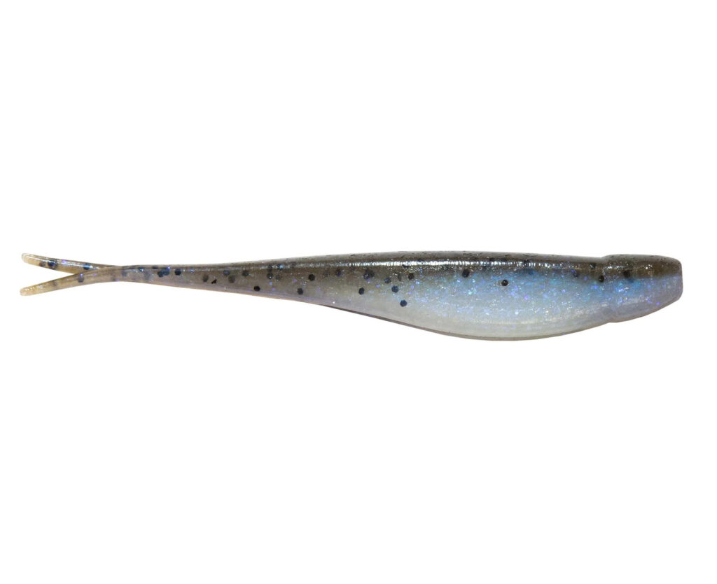 The Z-Man Scented Jerk Shadz is a great all-around plastic bait for Dad.