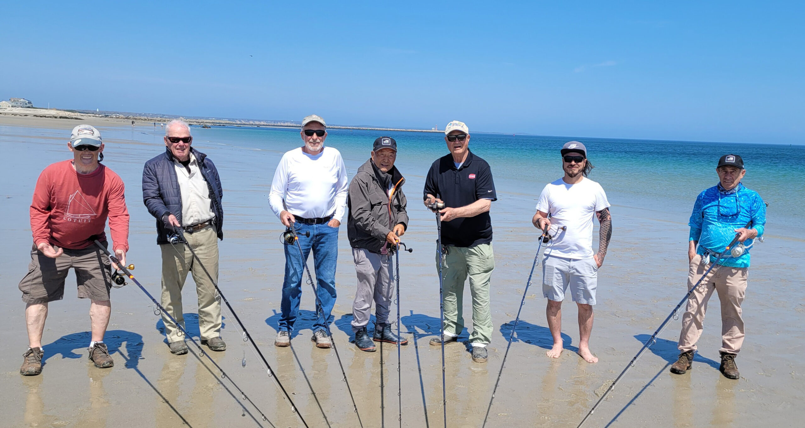 Surfcasters take a tip from Ron Arra to uncork casts that pull all the line off the spool of a big spinning reel.