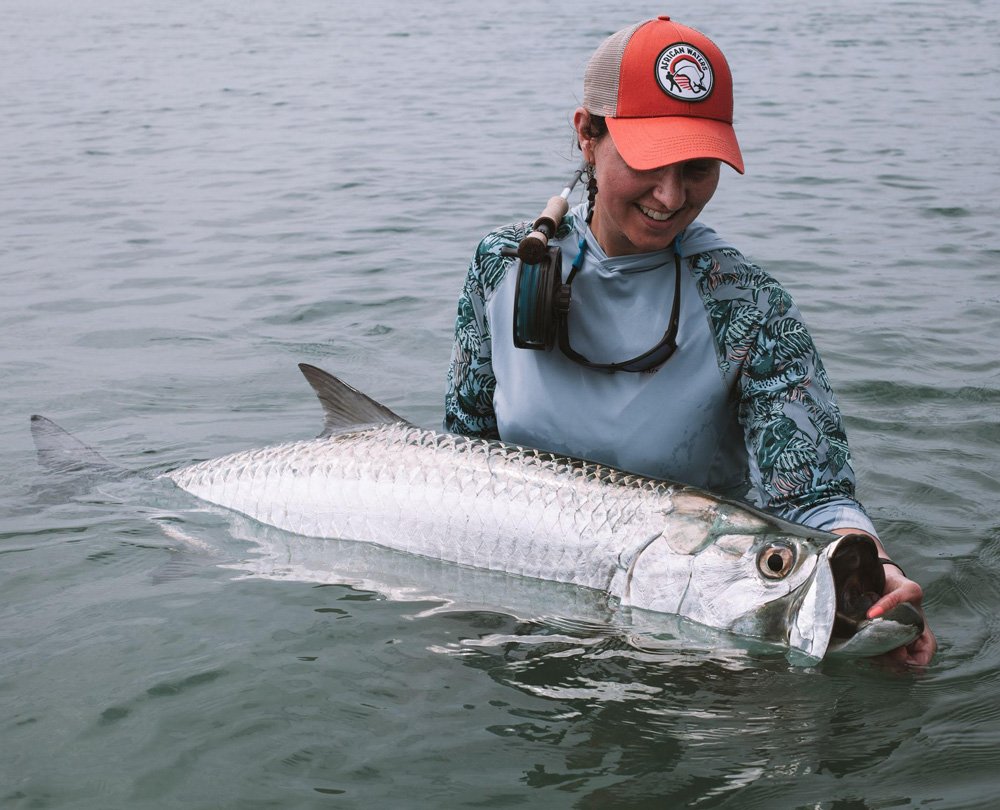 Fly fishing for Tarpon