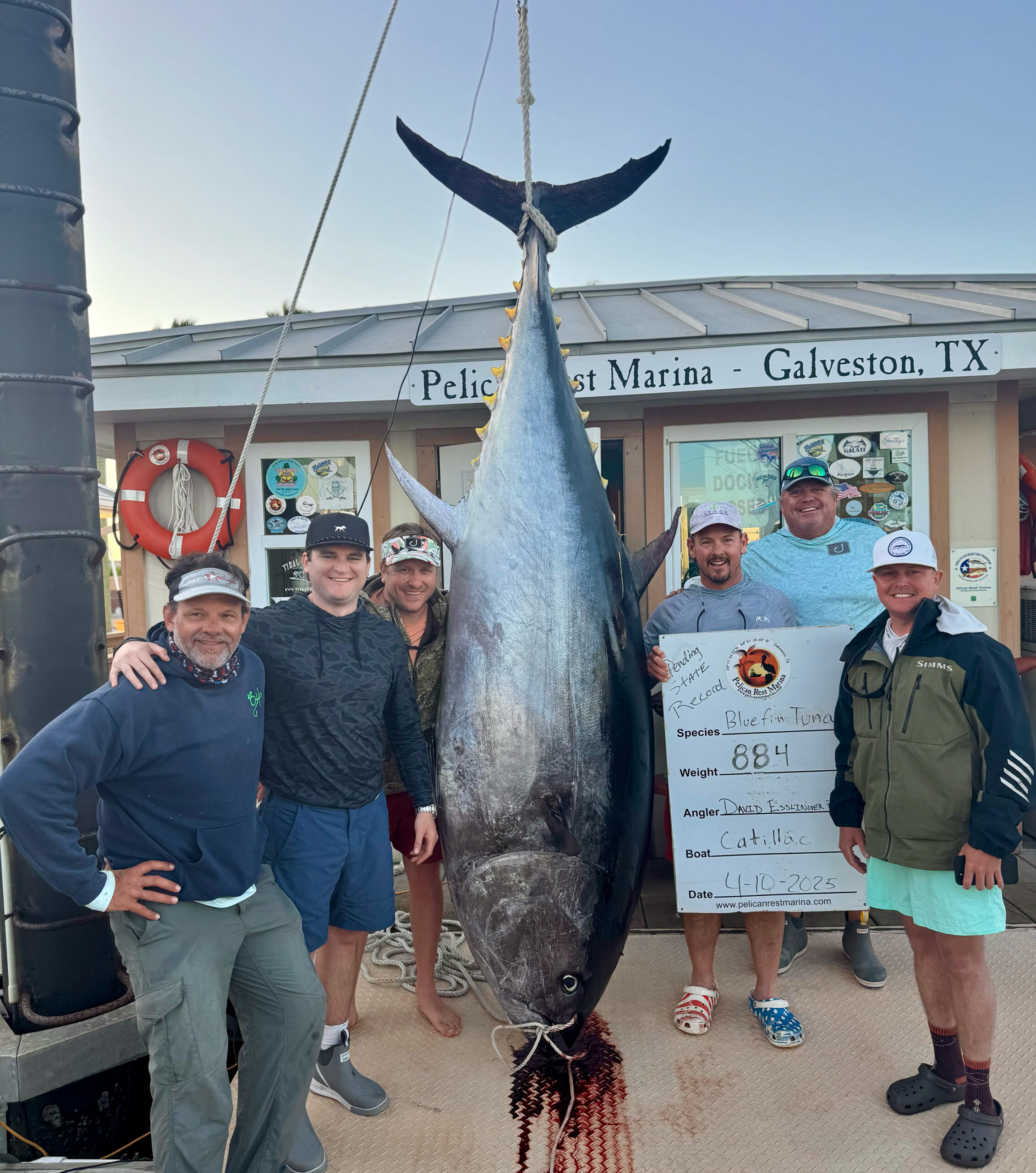 Texas state record bluefin tuna