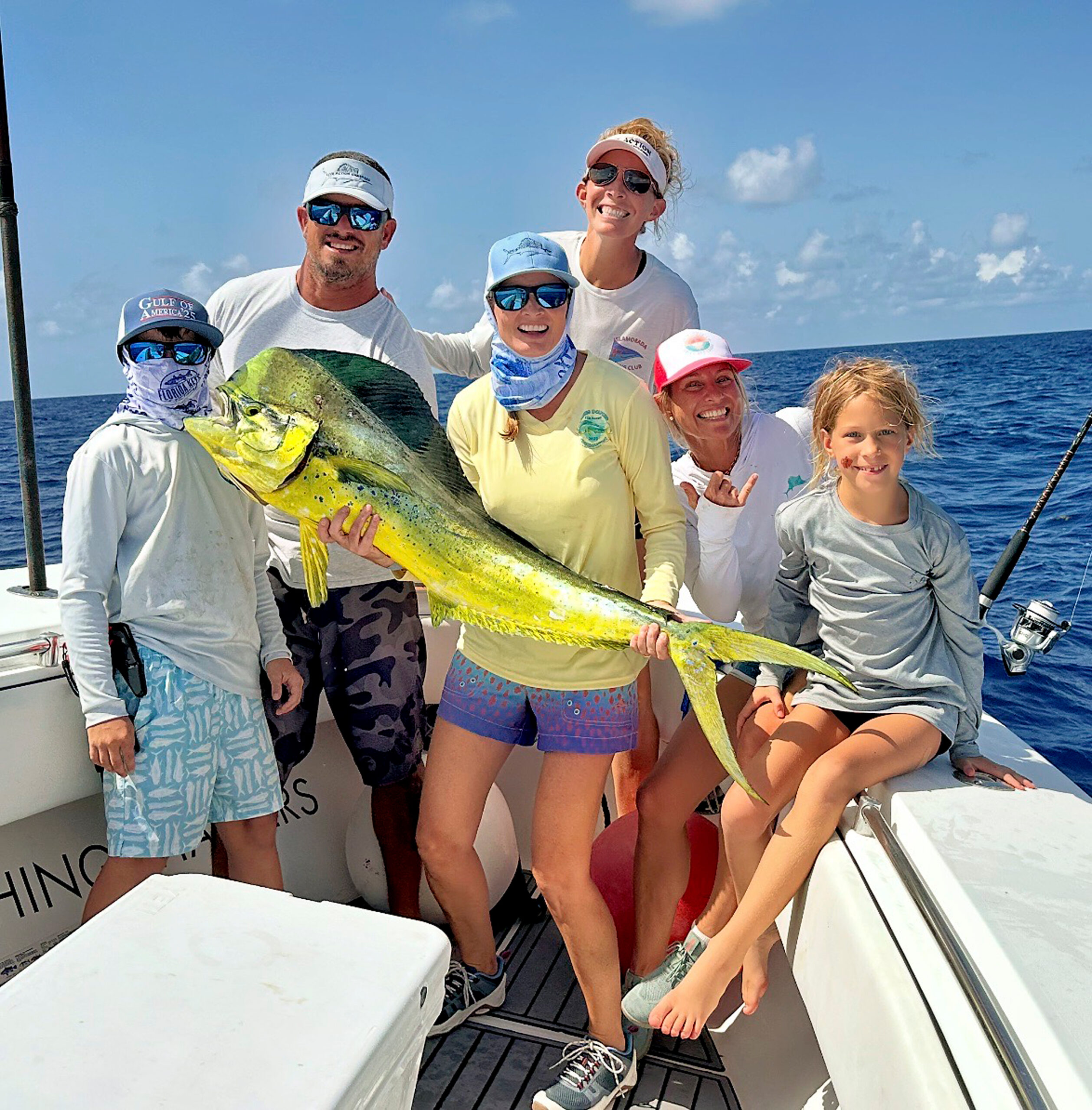 Jenny Nopp of Islamorada, Fla.,
was the tournament's top angler, landing a 21.4-pound dolphin.