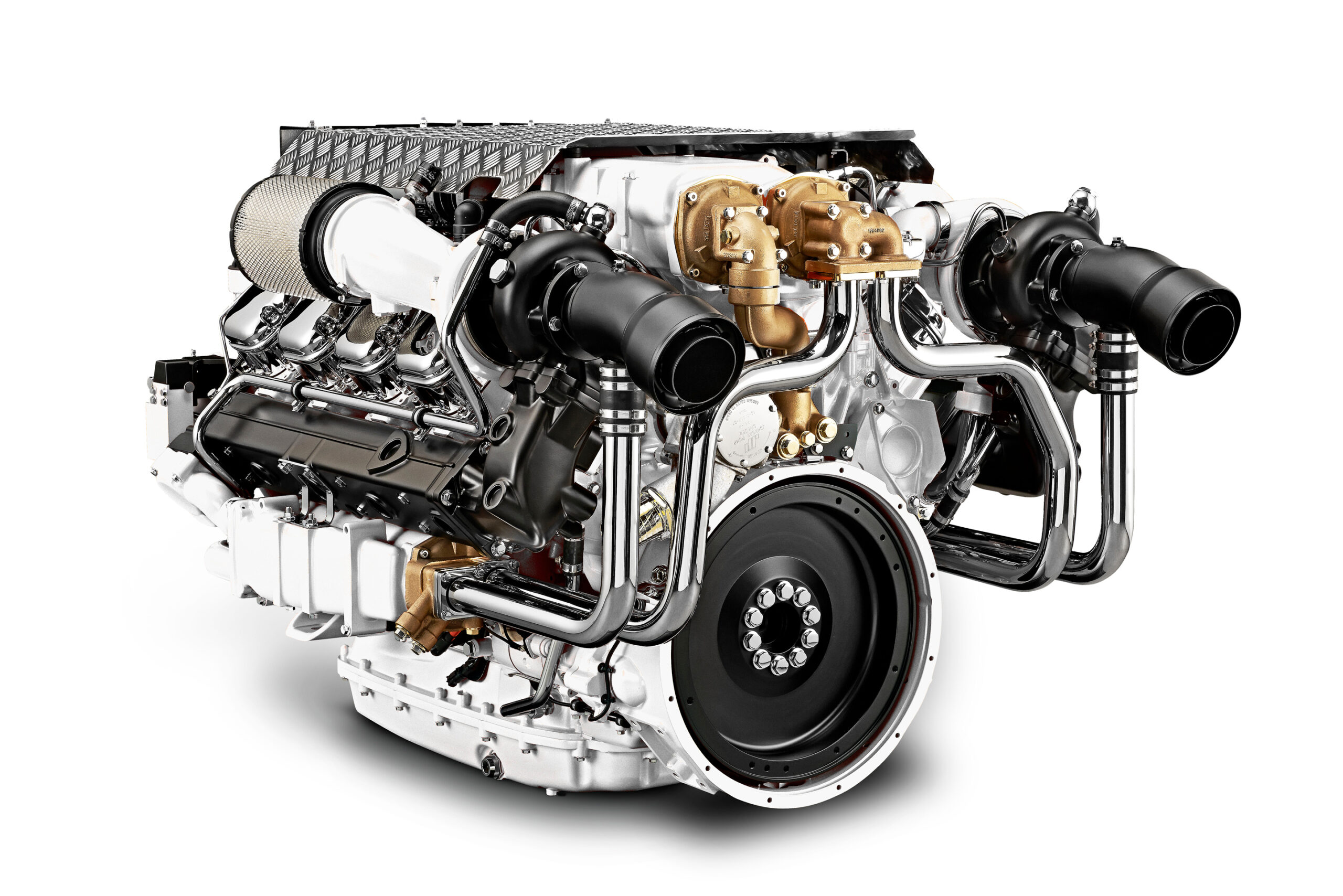 All of Scania's marine diesels can run on the drop-in replacement fuel, including the Viking's 1,150-hp, DI16s.