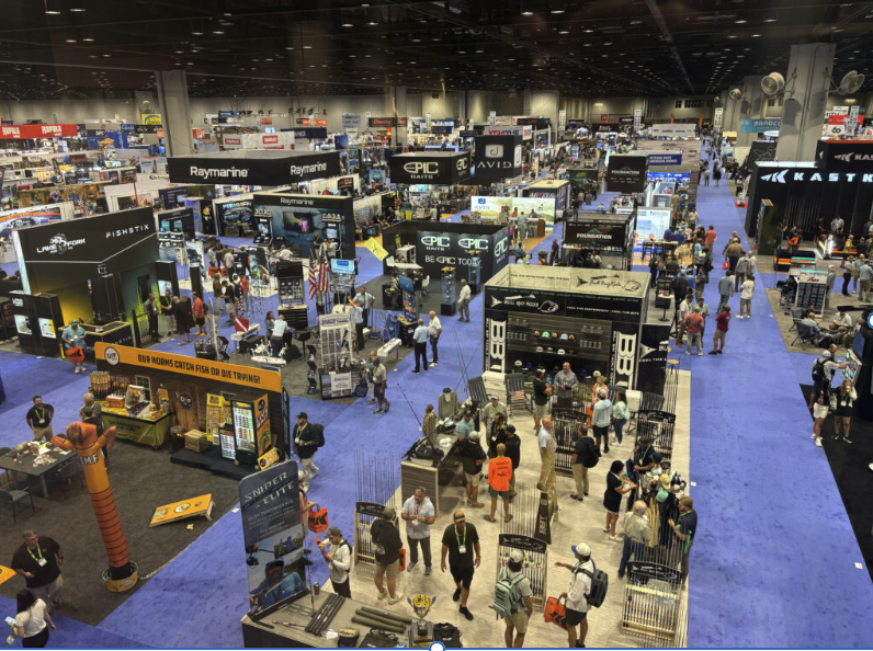 ICAST’s giant showroom at the Orlando Orange County Convention Center. Nick Carter