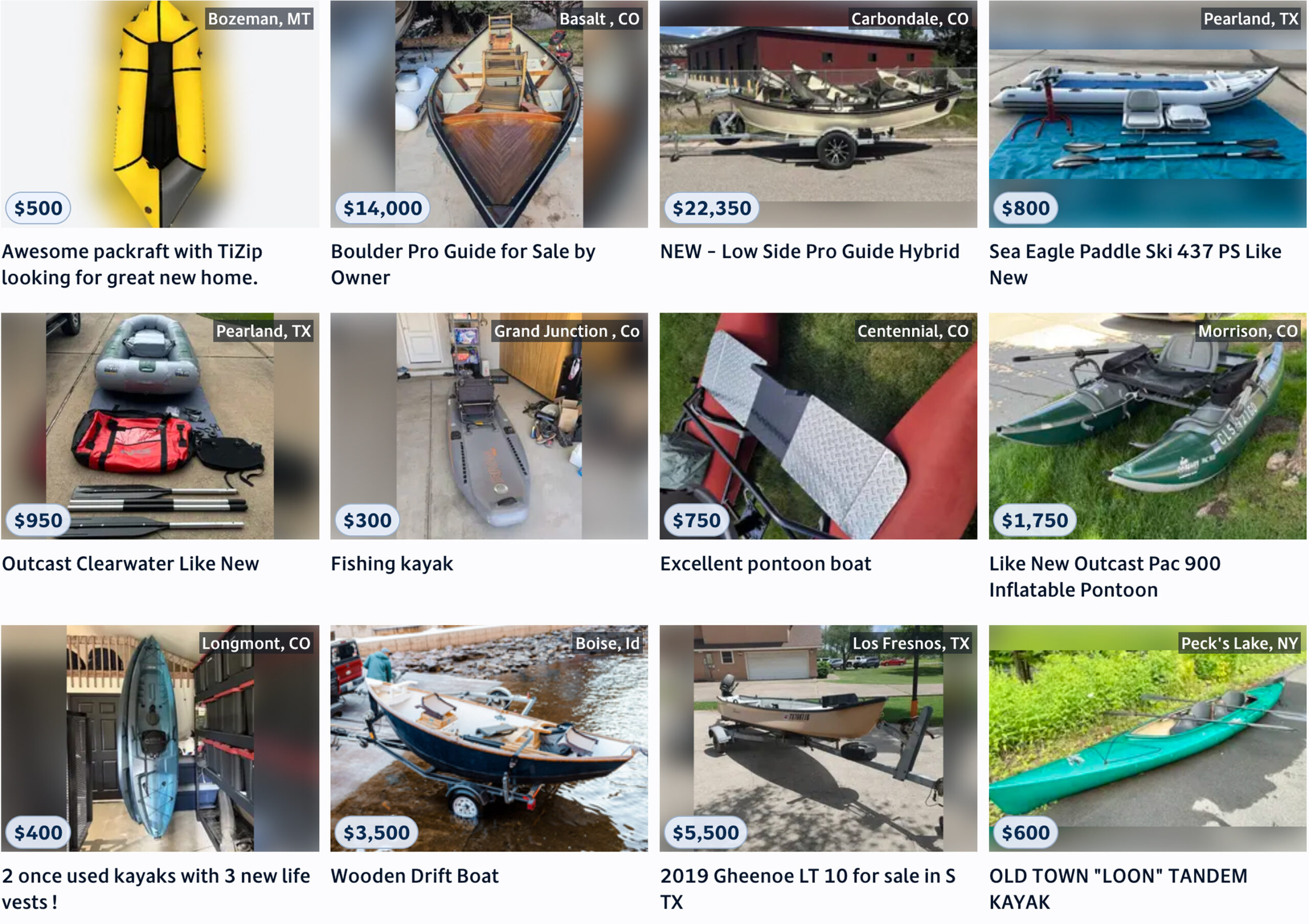 Small Craft Sales