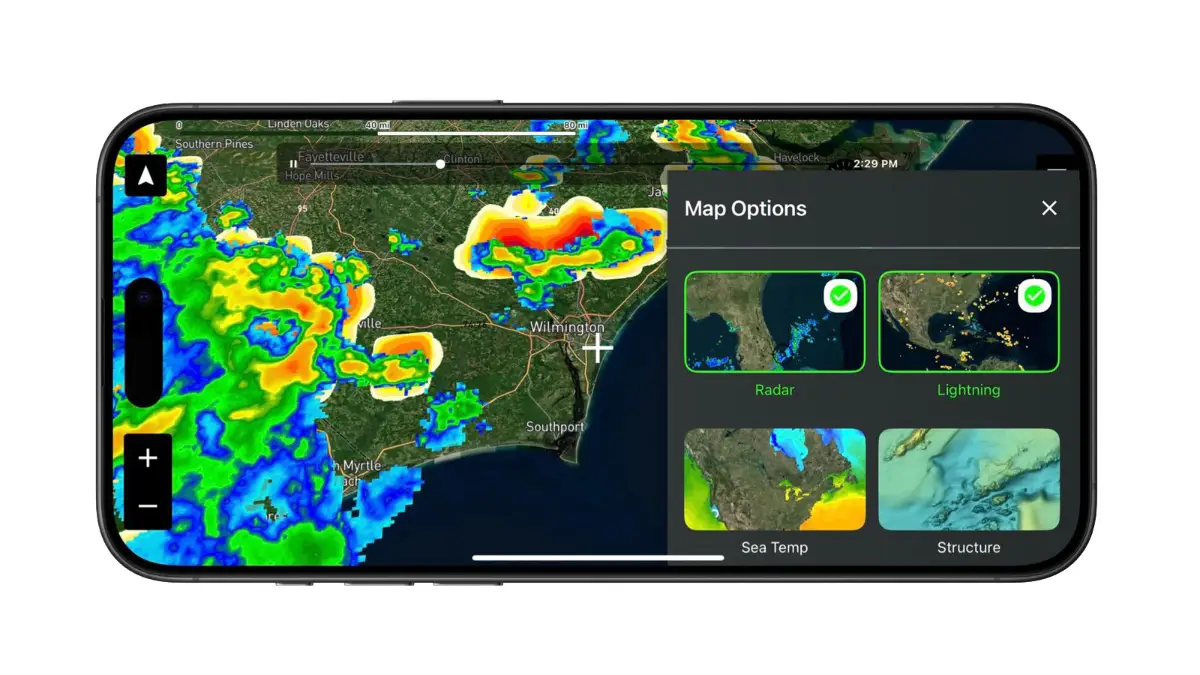 SpotOn Fishing app