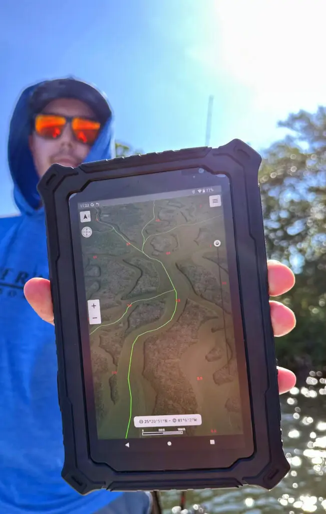 SpotOn Fishing Hydros7 Outdoorsman tablet