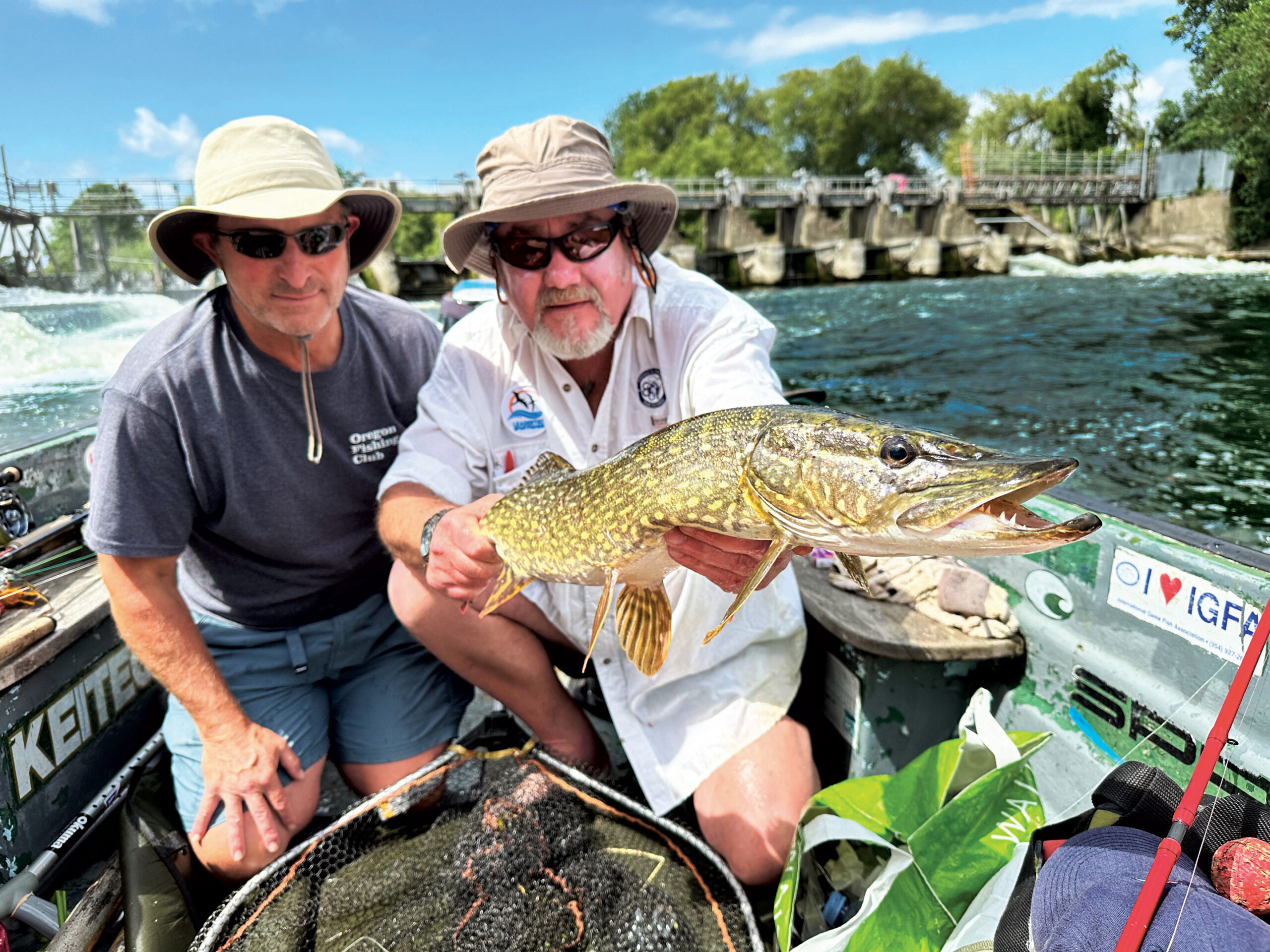 Catching Pike in England's Thames