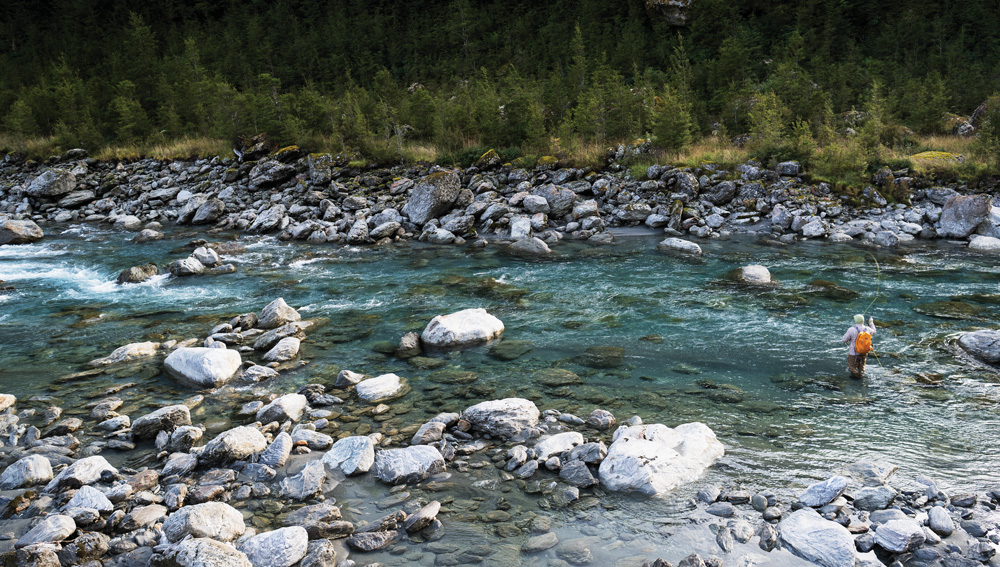 Fly-fishing New Zealand South Island rivers for trout