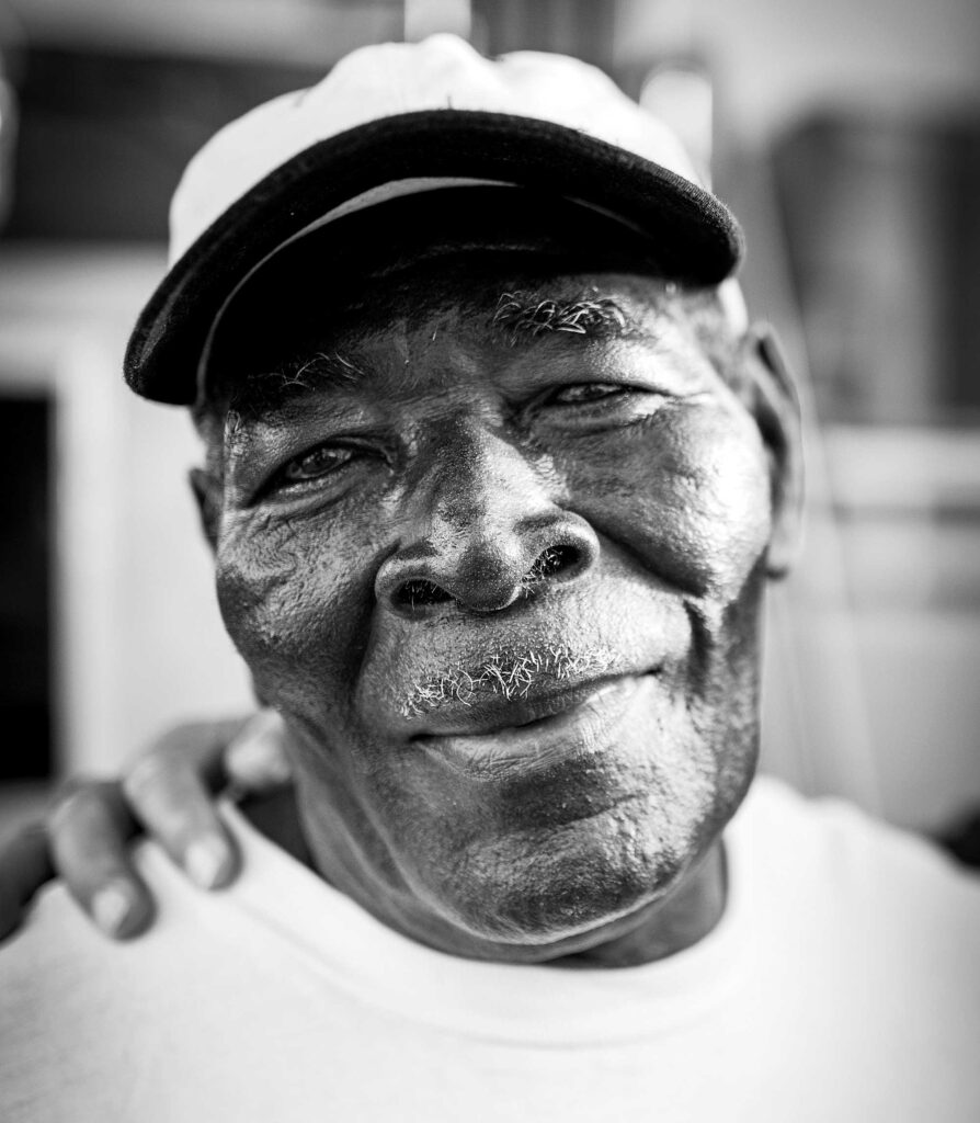 Local resident living life