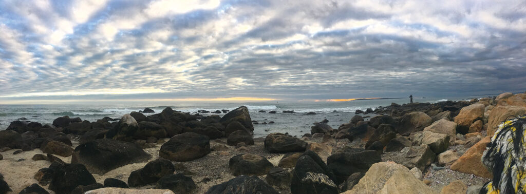 Fall afternoon for striper fishing