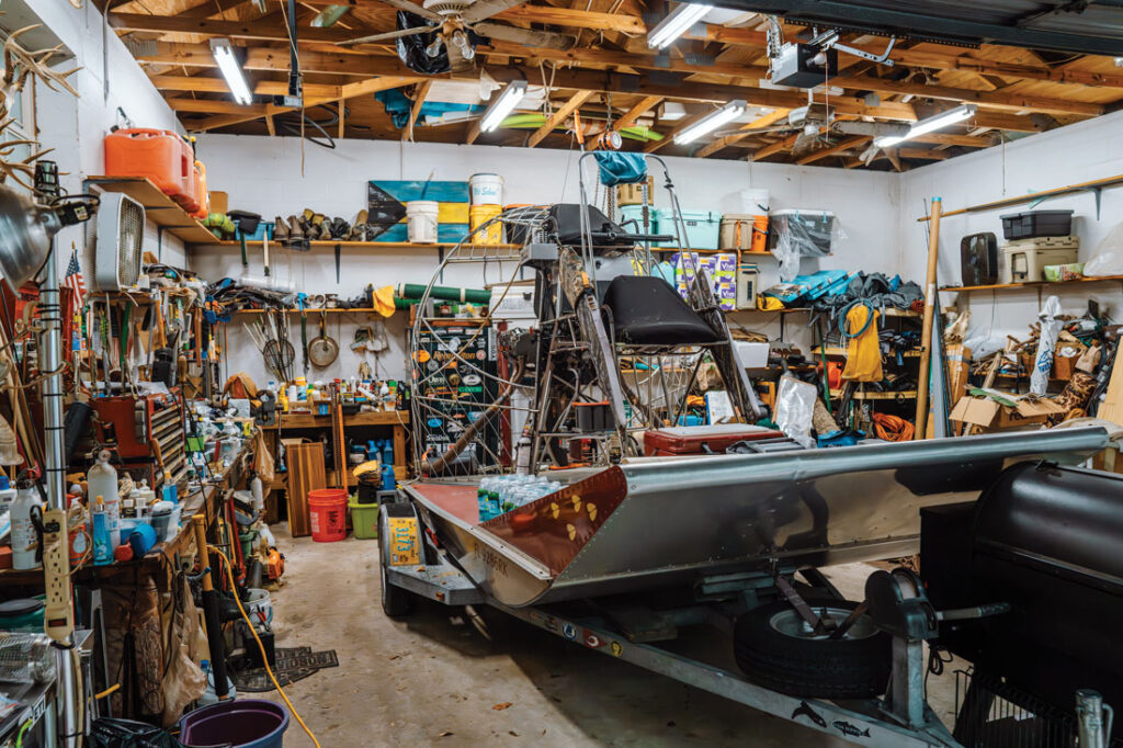 Flip Pallot's airboat