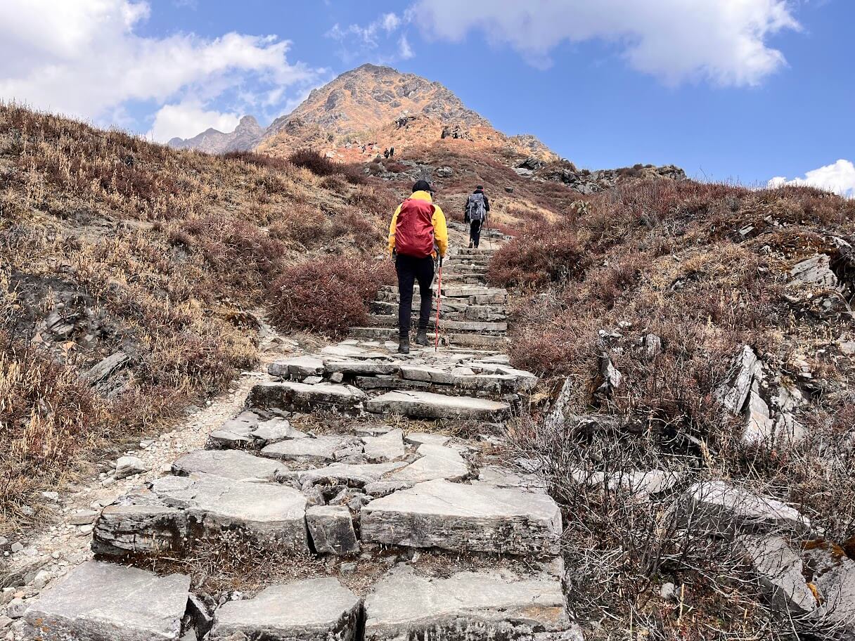 Towards Panch Pokhari from Nyasim Pati