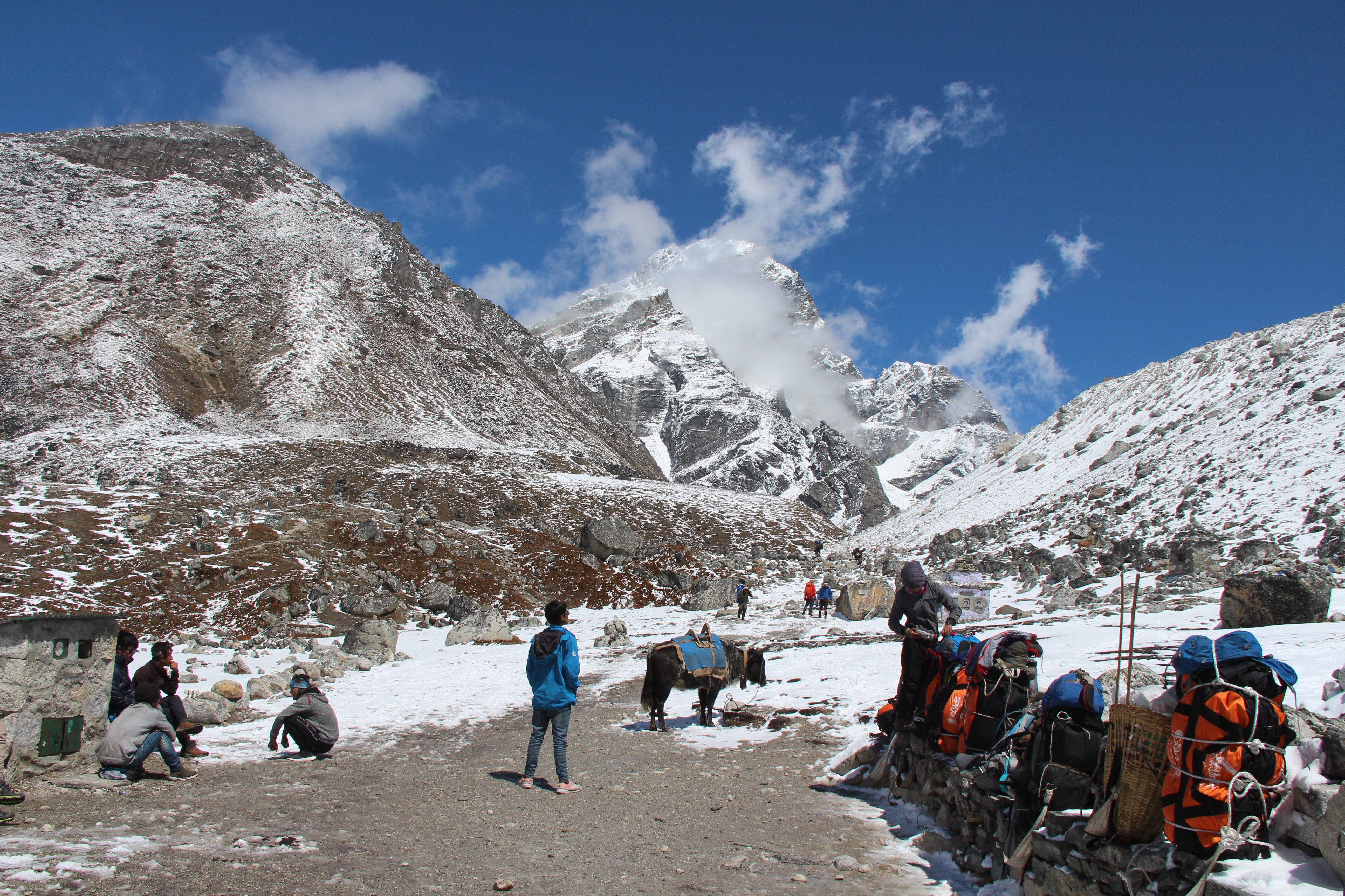 trekking in autumn