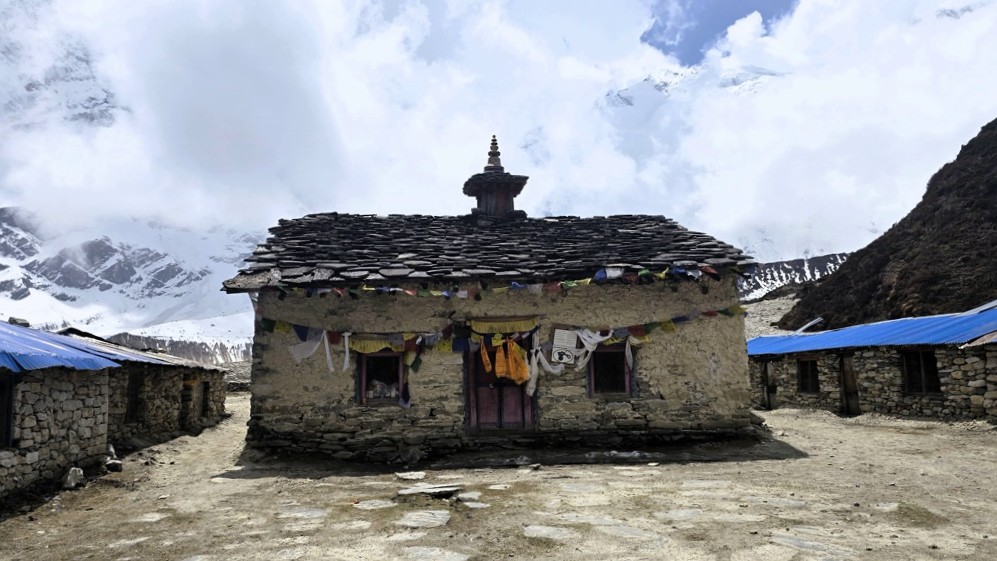 Pungyen Gompa in the Manaslu Region.