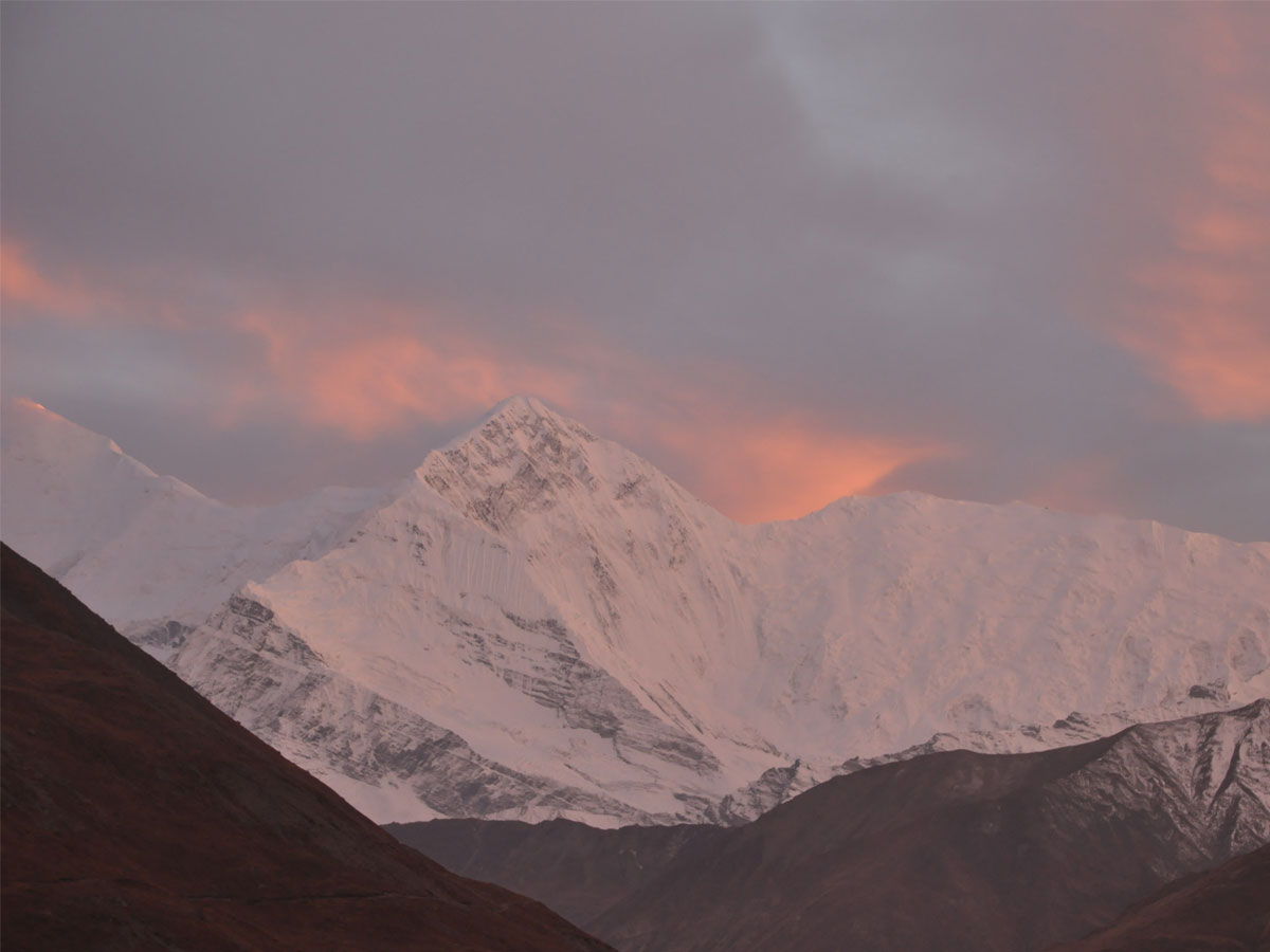 View From Annapurna Circuit Trek