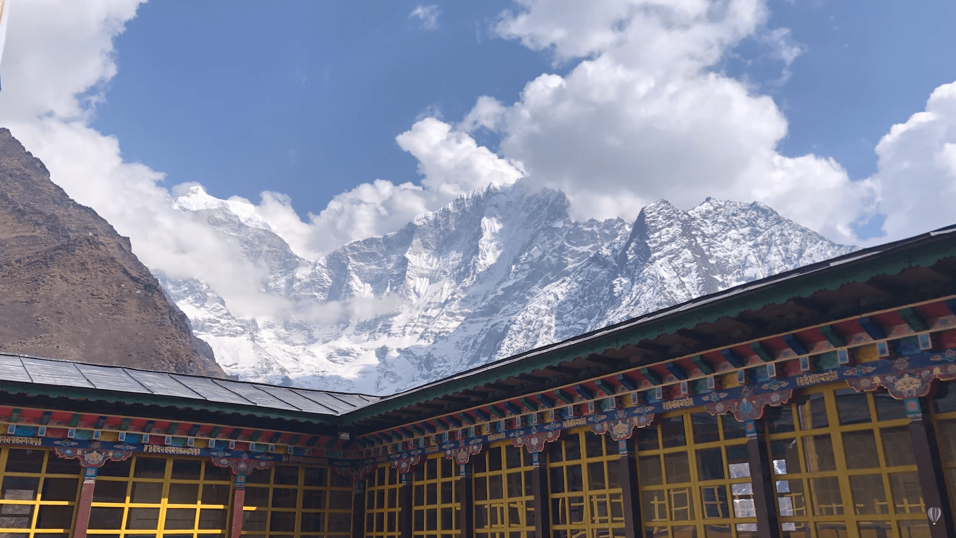 Tengboche Monastery Courtyard View