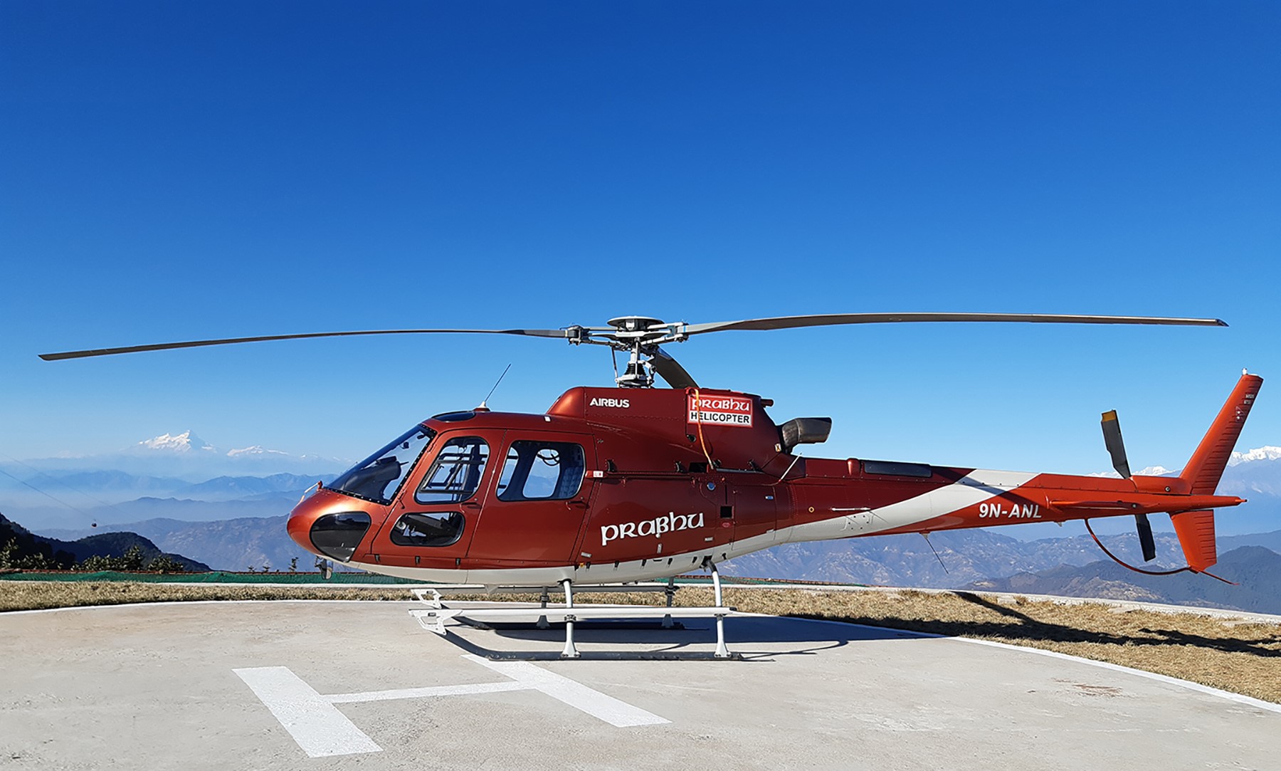 The AS350b3e (H125) helicopter model for EBC Helicopter tour.