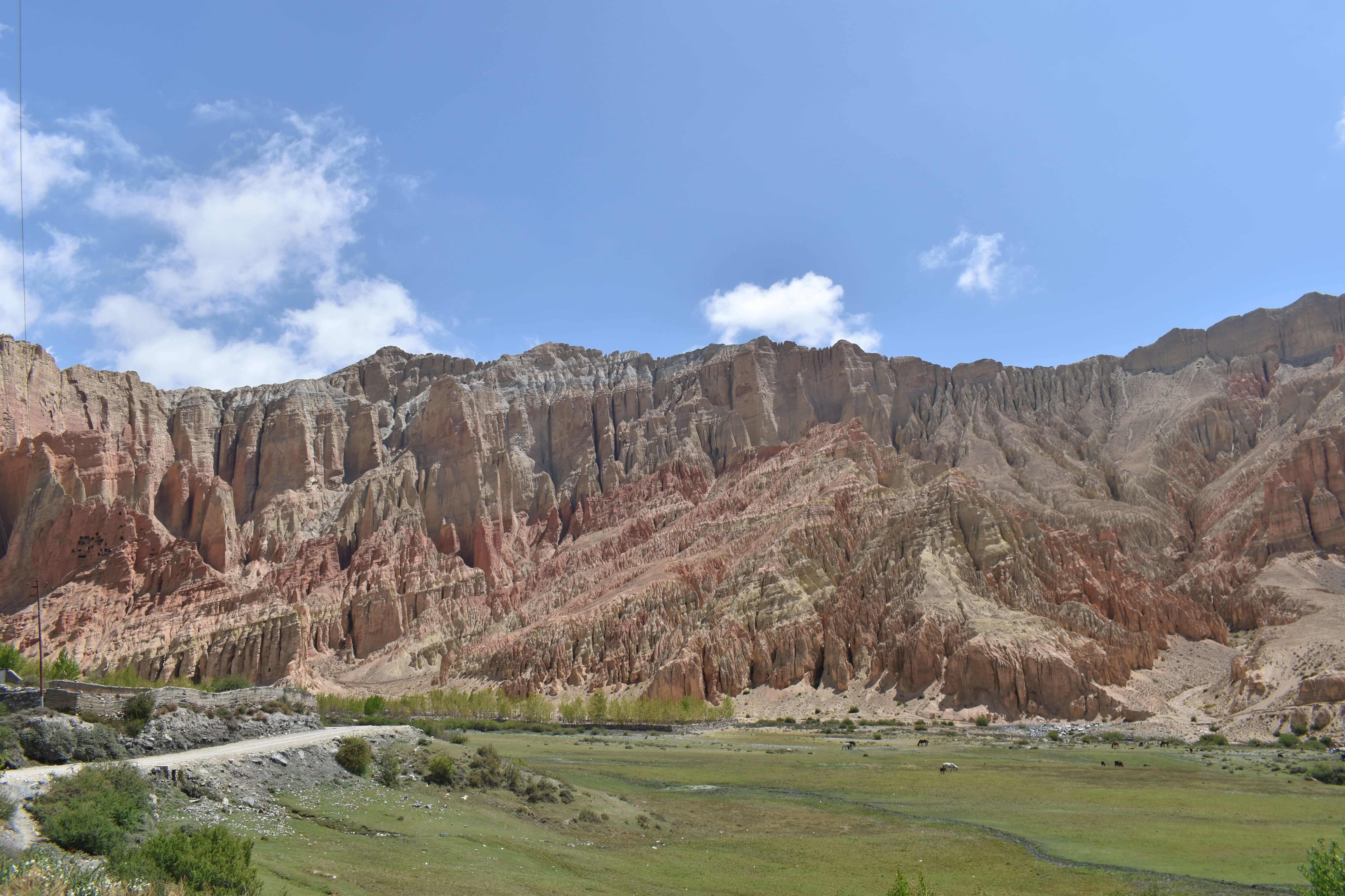 The red cliffs of Dhakmar