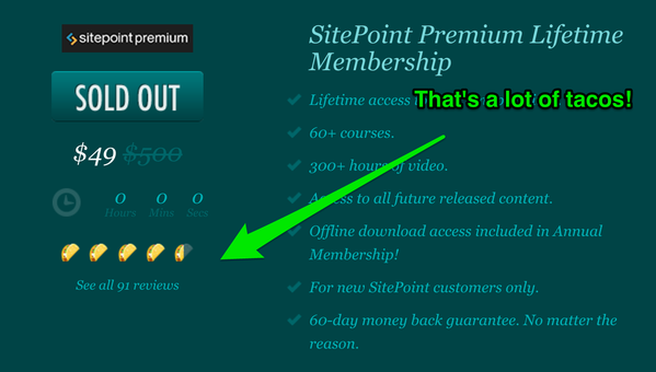 Lifetime Access to Sitepoint Premium